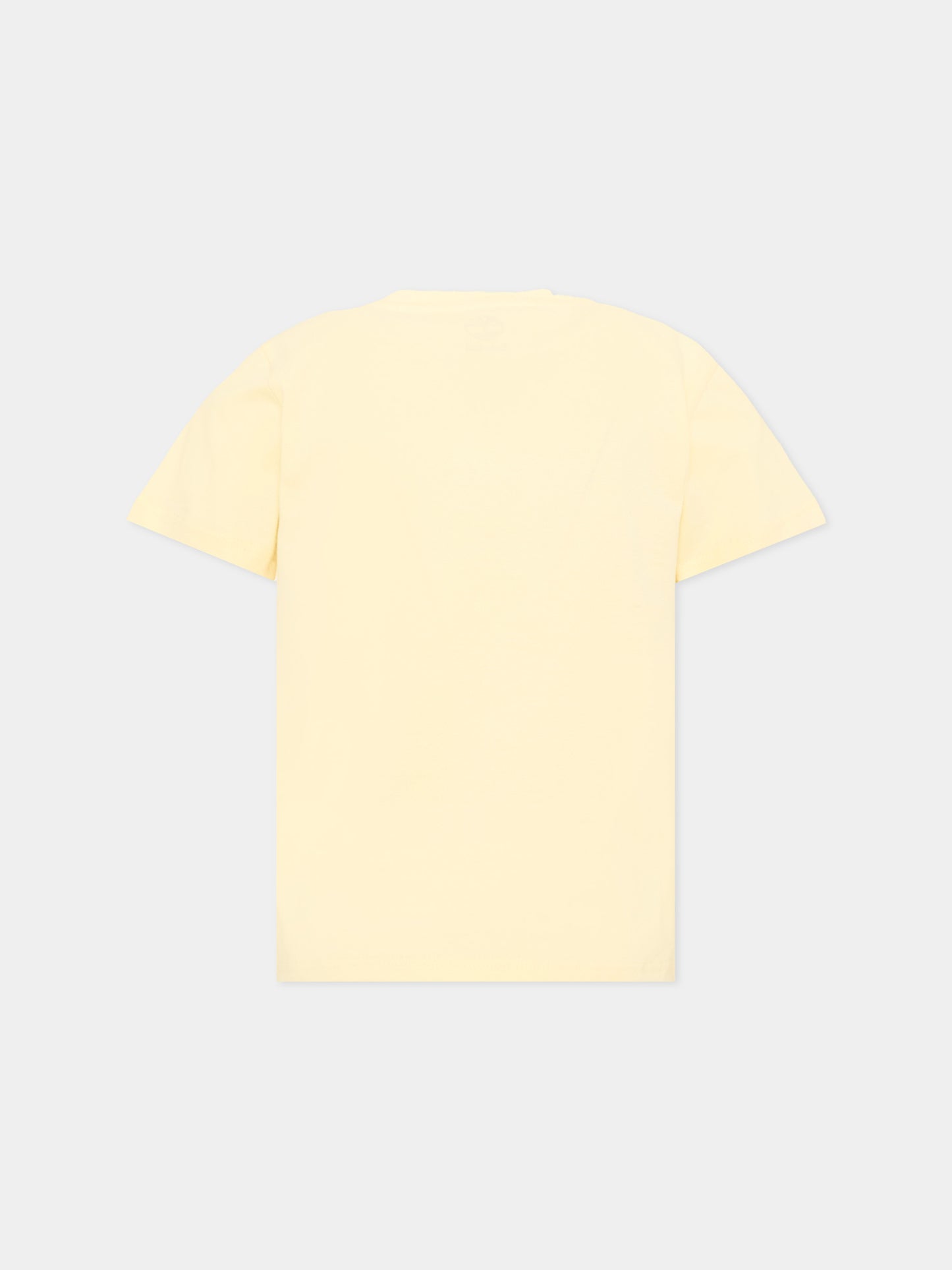 T-shirt gialla per bambino con stampa,Timberland,T60855 505