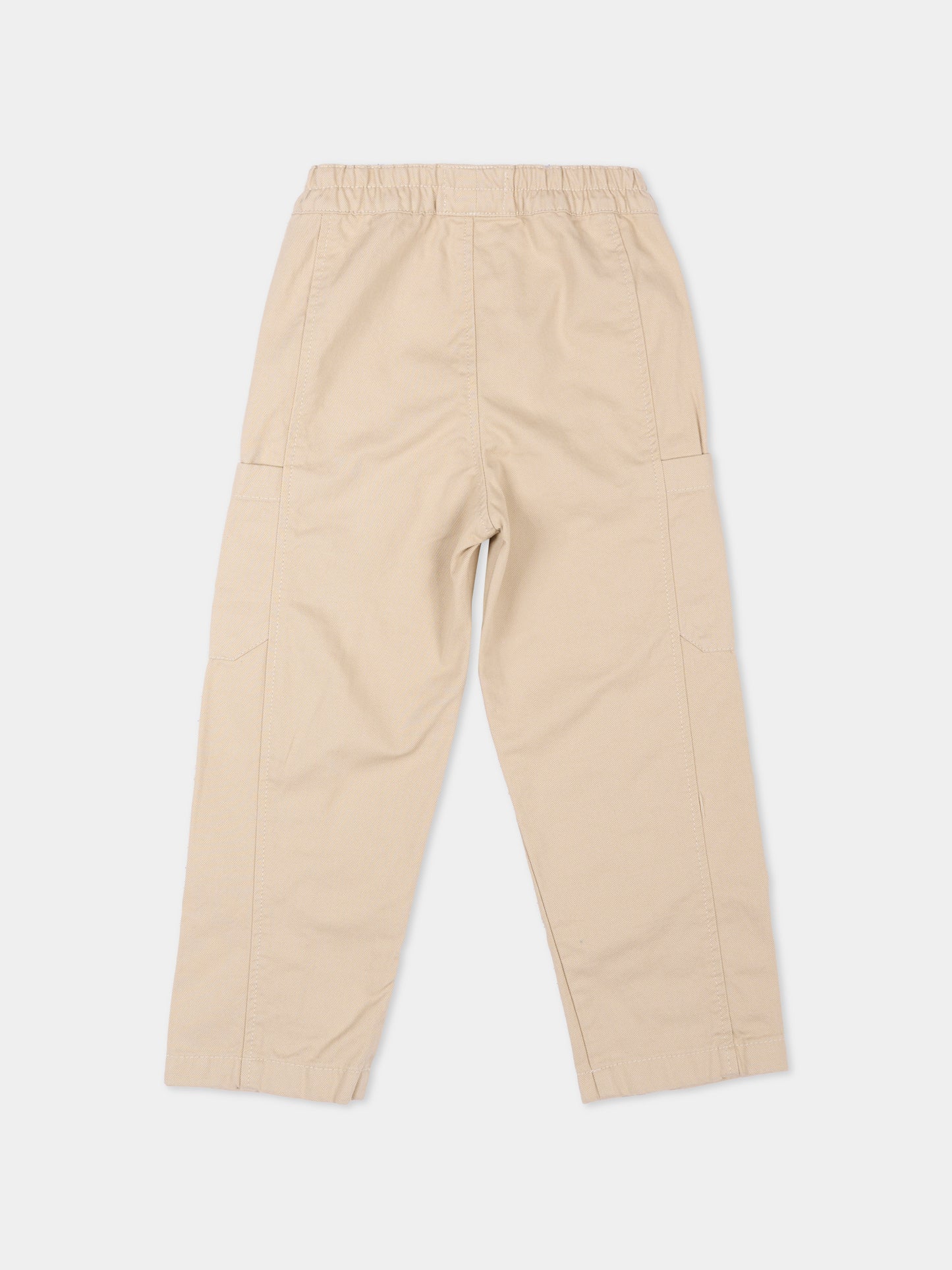 Pantaloni beige per bambino con logo,Timberland,T60871 192