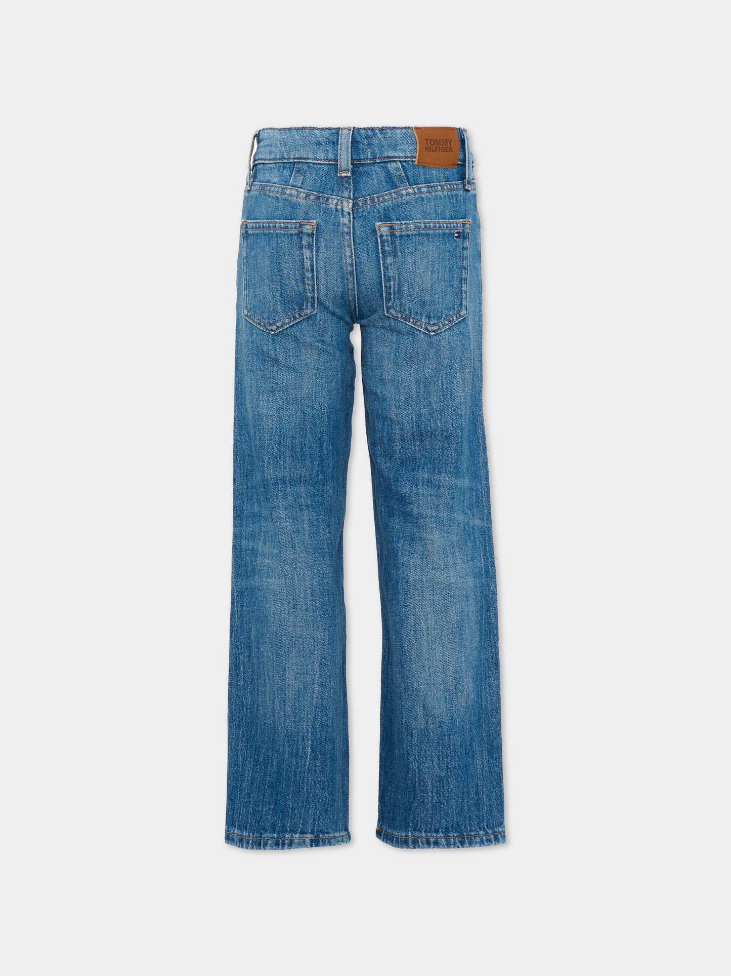 Jeans denim per bambino con logo,Tommy Hilfiger Junior,KG0KG08965 1A5