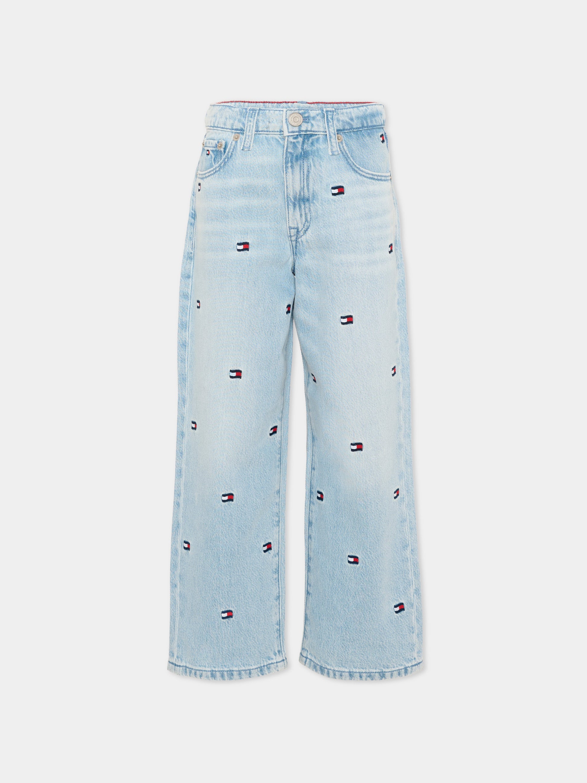 Jeans denim per bambini con logo,Tommy Hilfiger Junior,KB0KB10417 1AA