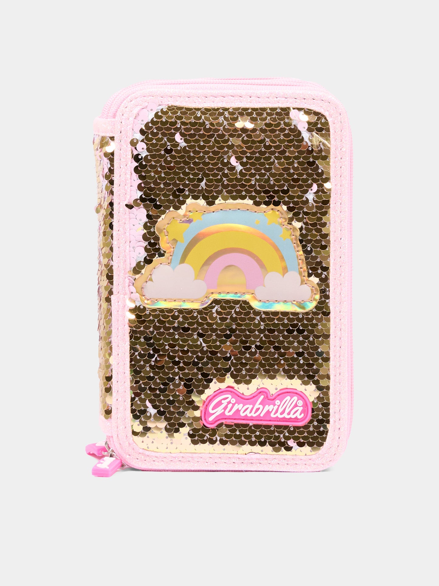 Astuccio oro per bambina con arcobaleno,Girabrilla,19116 19118