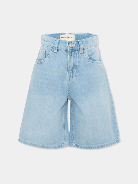 Shorts denim per bambina,Roy Roger's Kids,RG180 0 7029