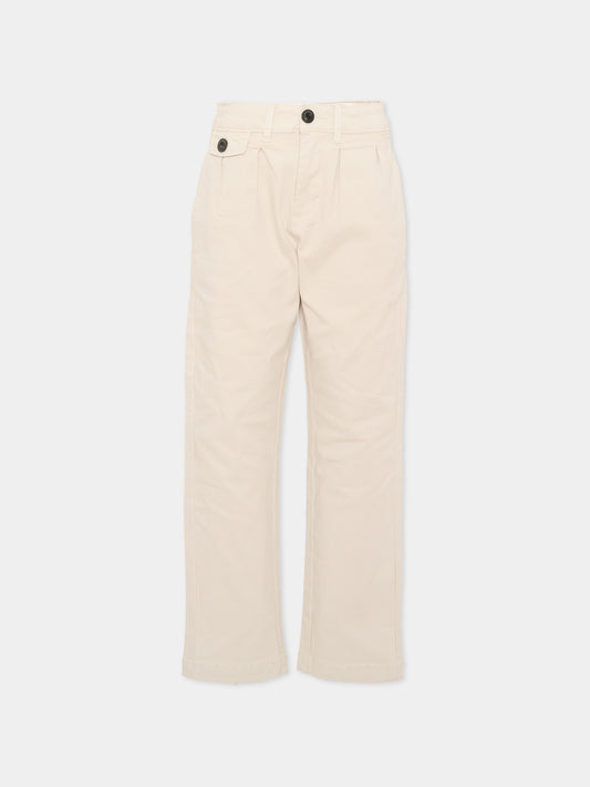 Pantalone beige per bambino,Roy Roger's Kids,RG131 0 421