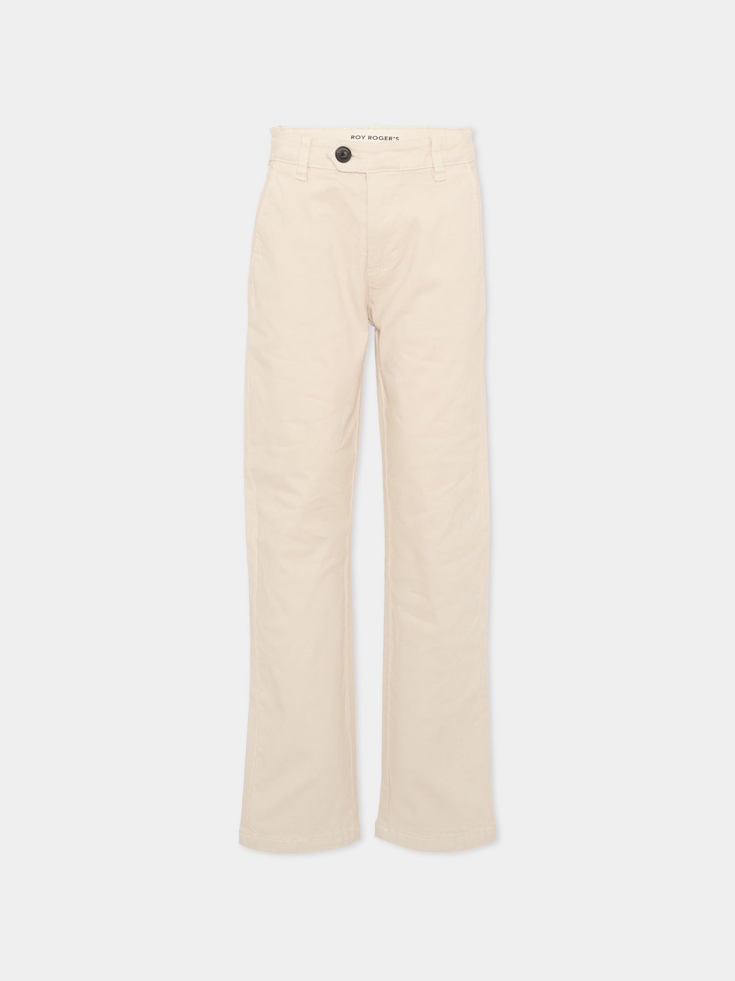 Pantalone beige per bambino,Roy Roger's Kids,RG132 0 421