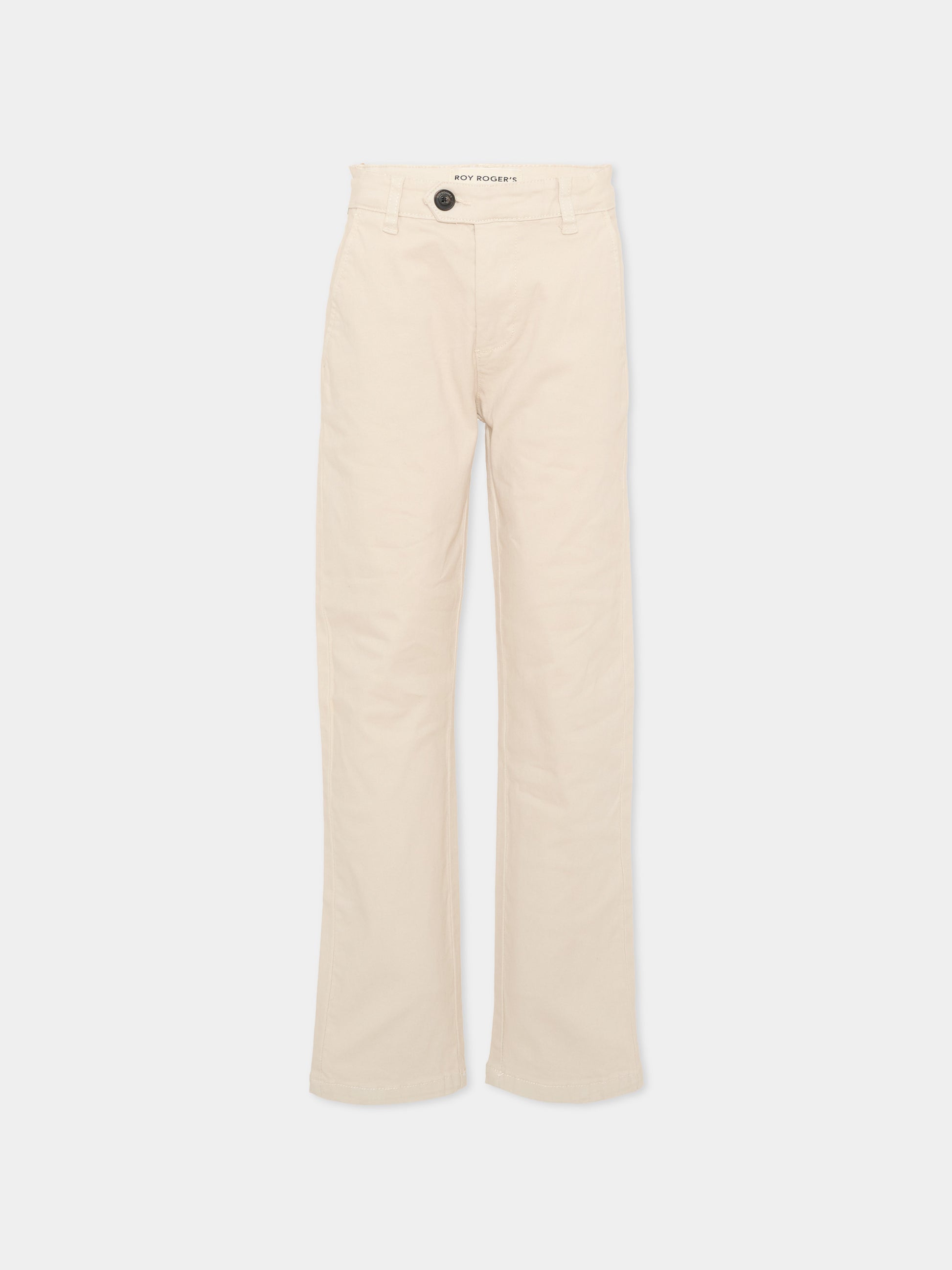 Pantalone beige per bambino,Roy Roger's Kids,RG132 0 421