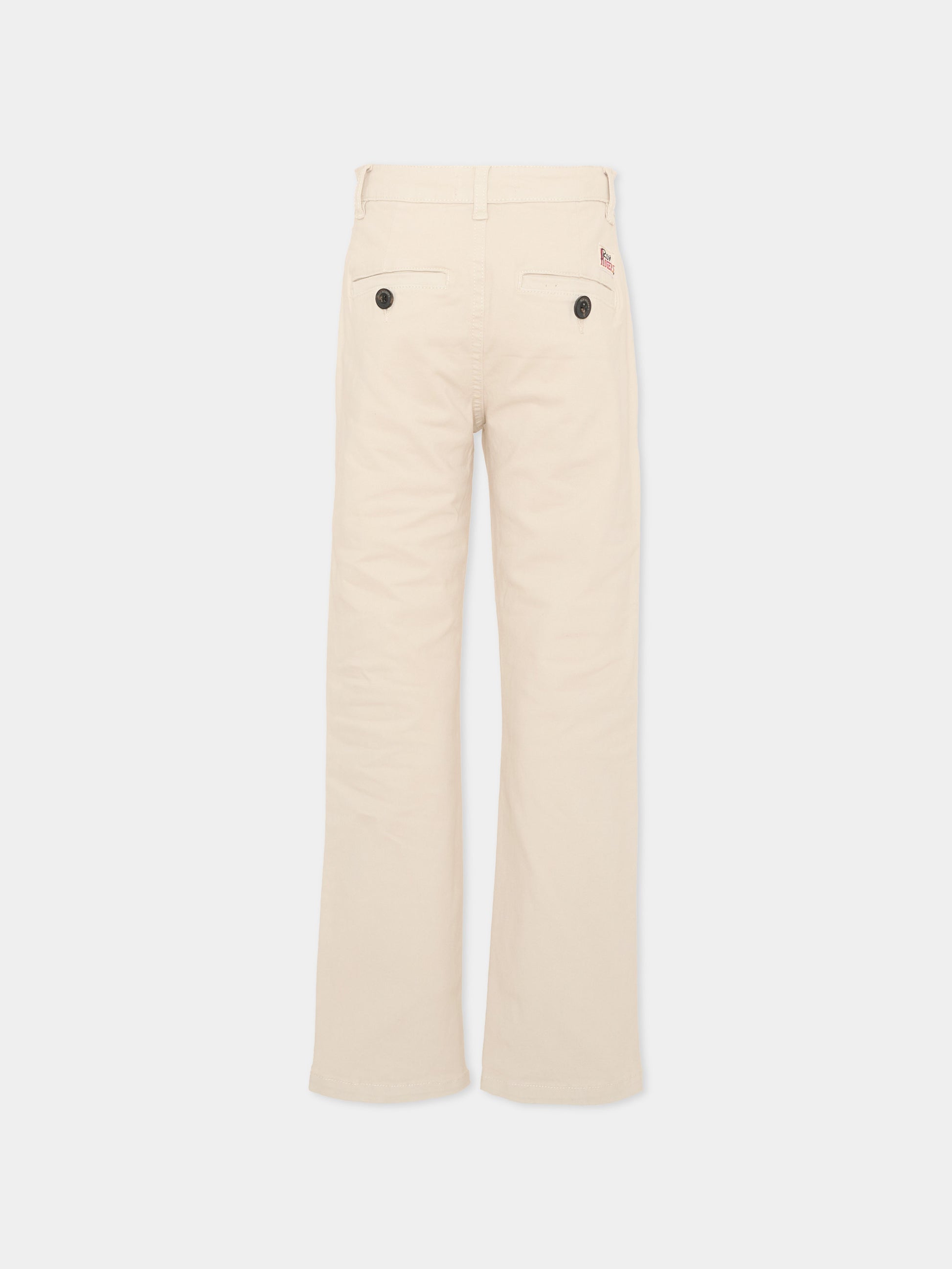 Pantalone beige per bambino,Roy Roger's Kids,RG132 0 421