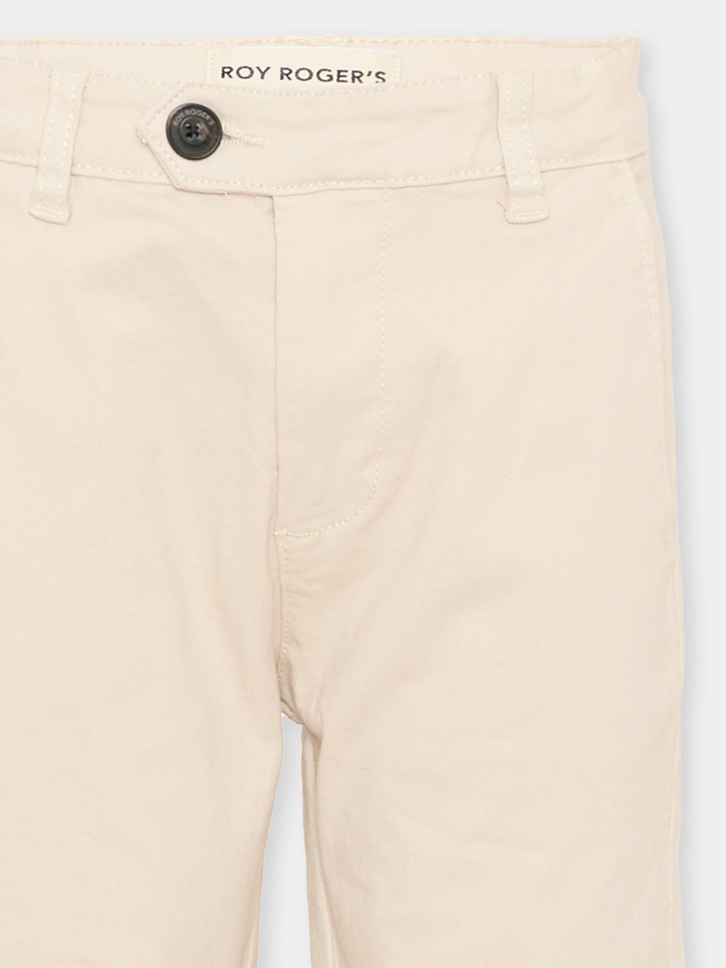 Pantalone beige per bambino,Roy Roger's Kids,RG132 0 421