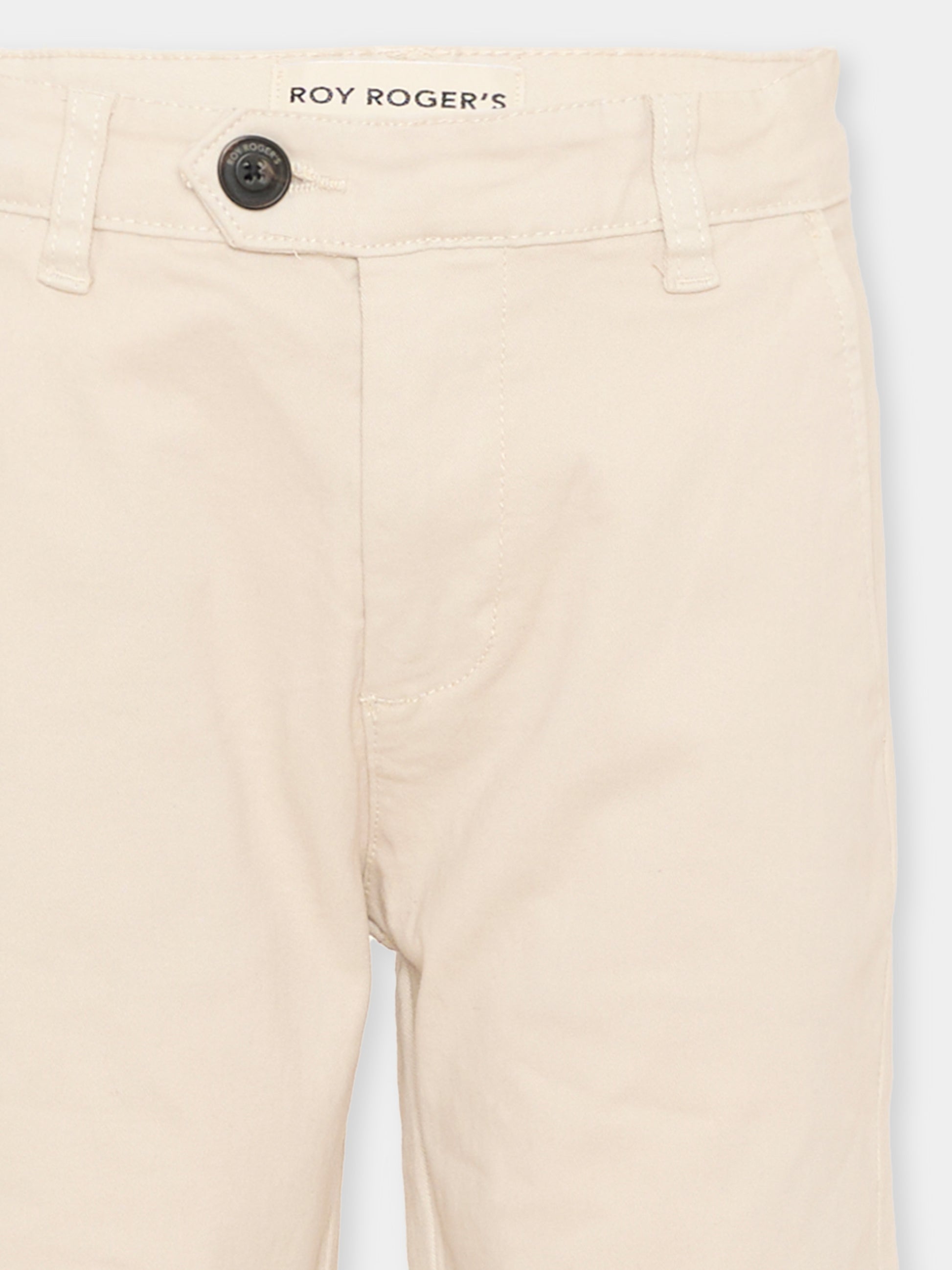 Pantalone beige per bambino,Roy Roger's Kids,RG132 0 421