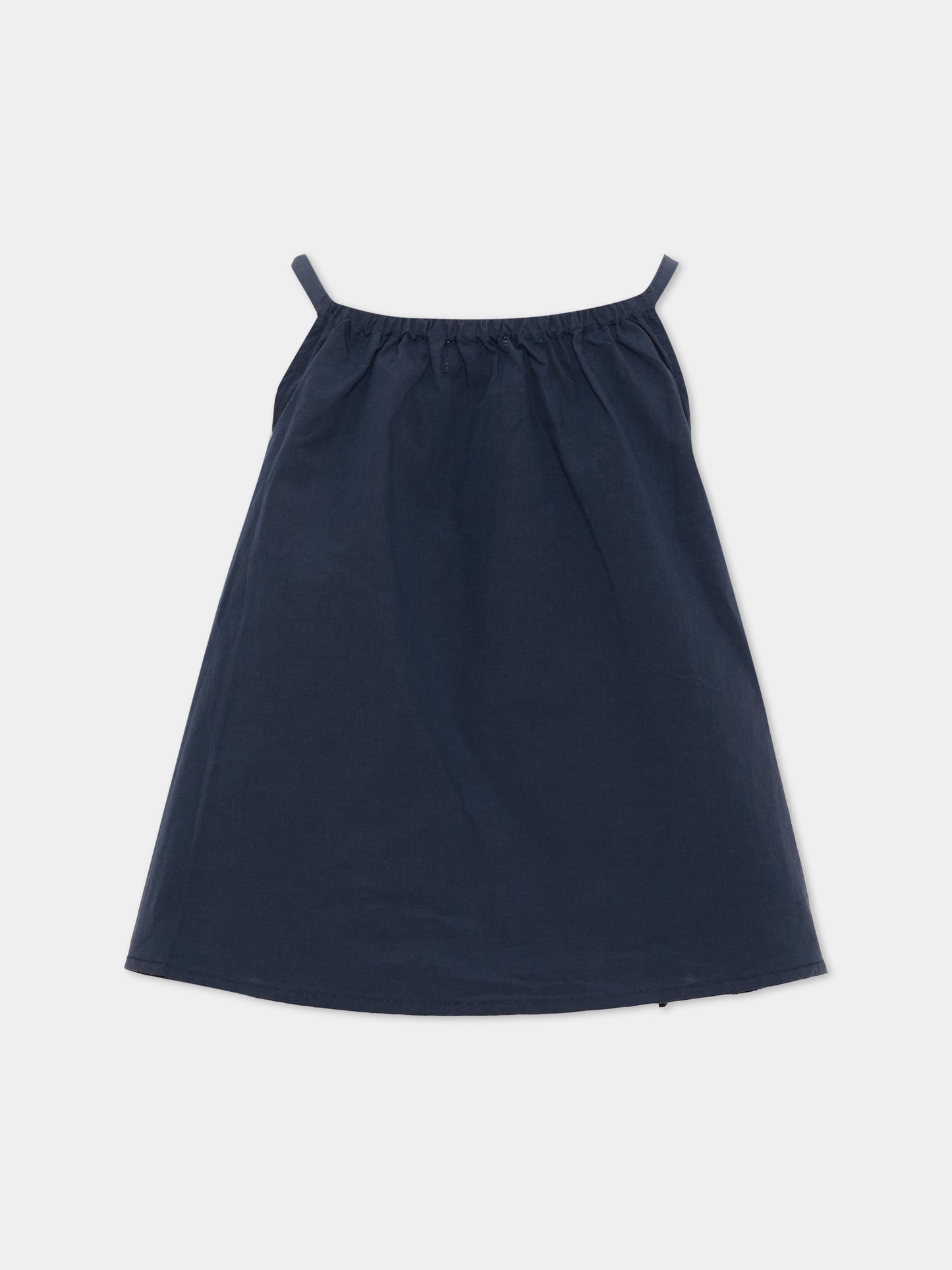 Top blu per bambina con fiocchi,Poco Blush,SS26374