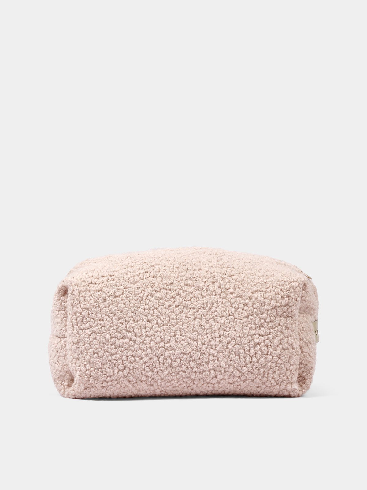 Pochette avorio per neonati con orsetto effetto bouclé,Le Boo Beebè,CBR040 21