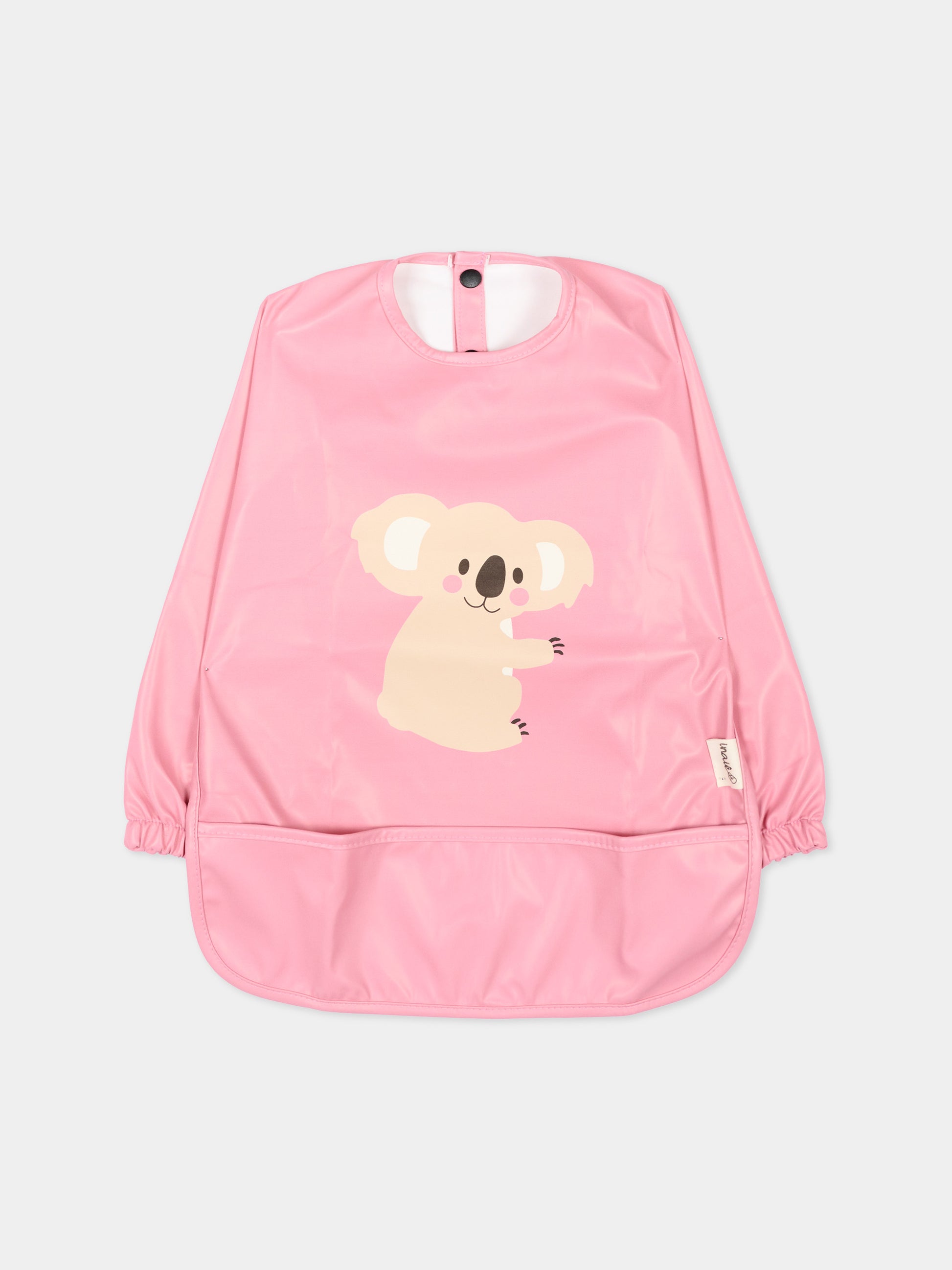 Bavaglino rosa per neonata con koala,Inaiê ,BI ROS