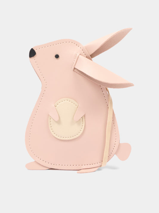 Borsa beige per bambina a forma di coniglio,Inaiê ,MTCL ESQ BEG