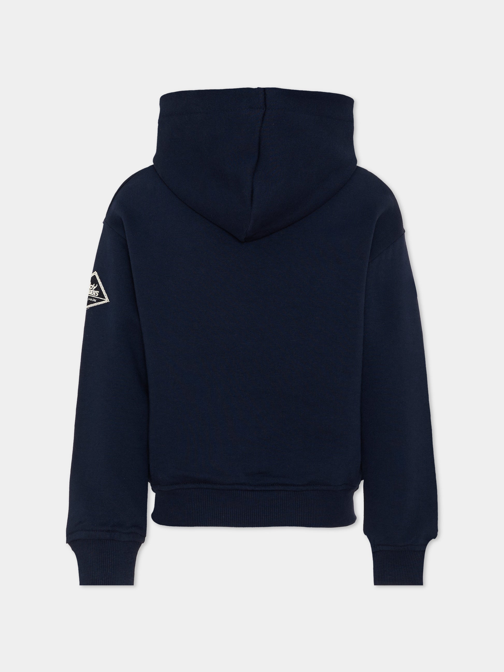 Felpa con cappuccio blu con logo,Roy Roger's Kids,R F101 00 3885