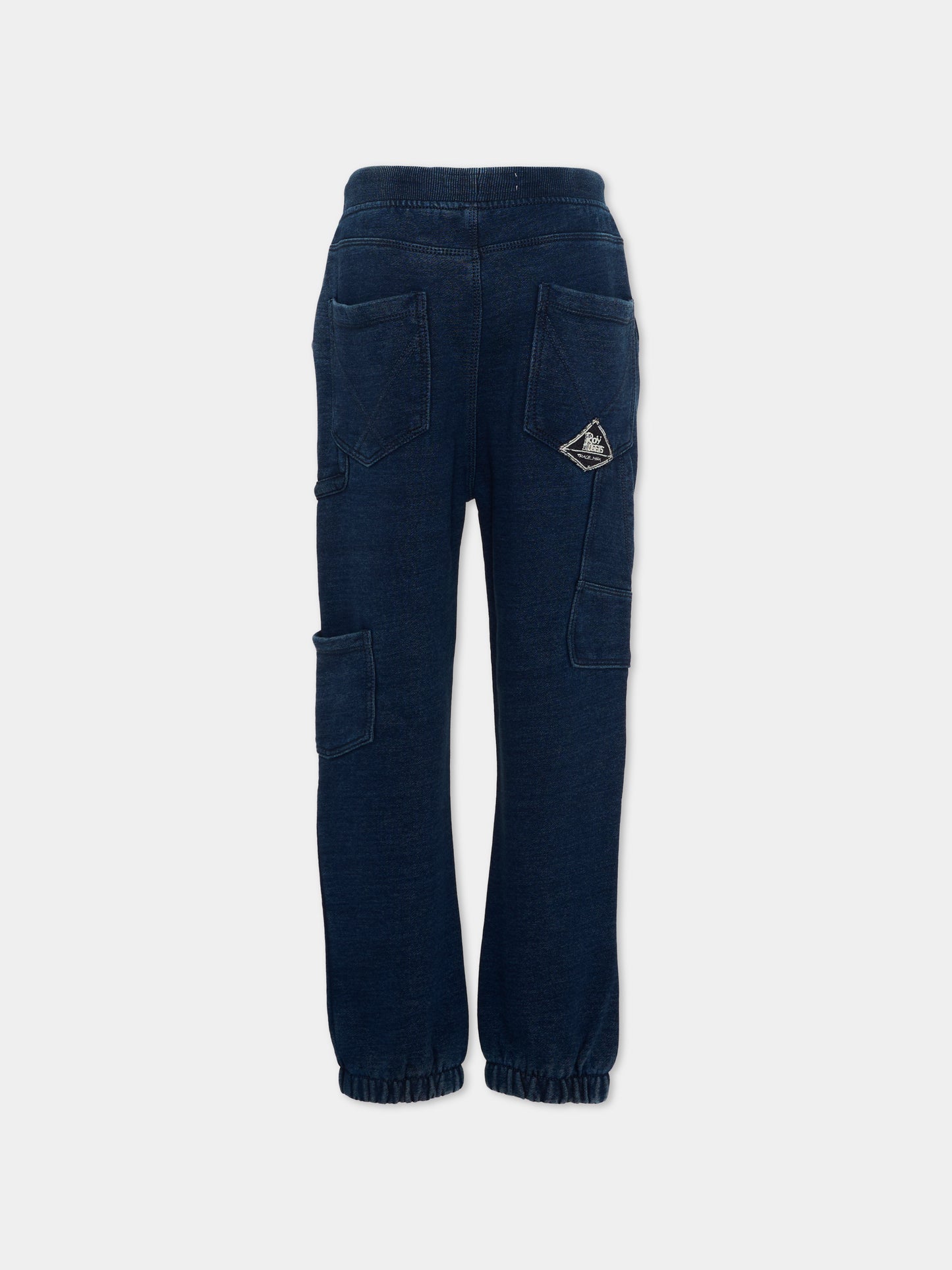 Pantalone blu per bambino con coulisse,Roy Roger's Kids,R F103 00 7750
