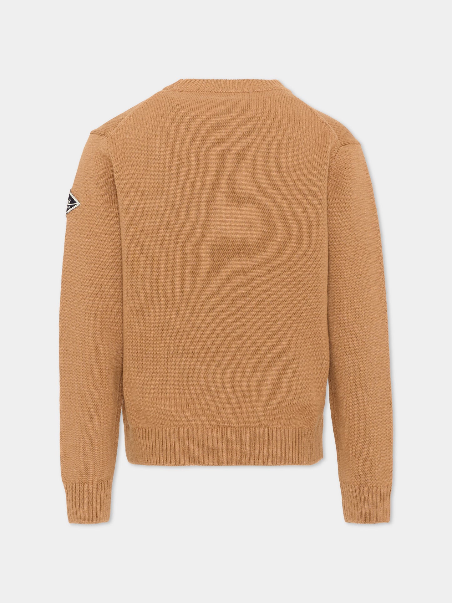 Maglione beige per bambino con logo,Roy Roger's Kids,R F107 00 0729