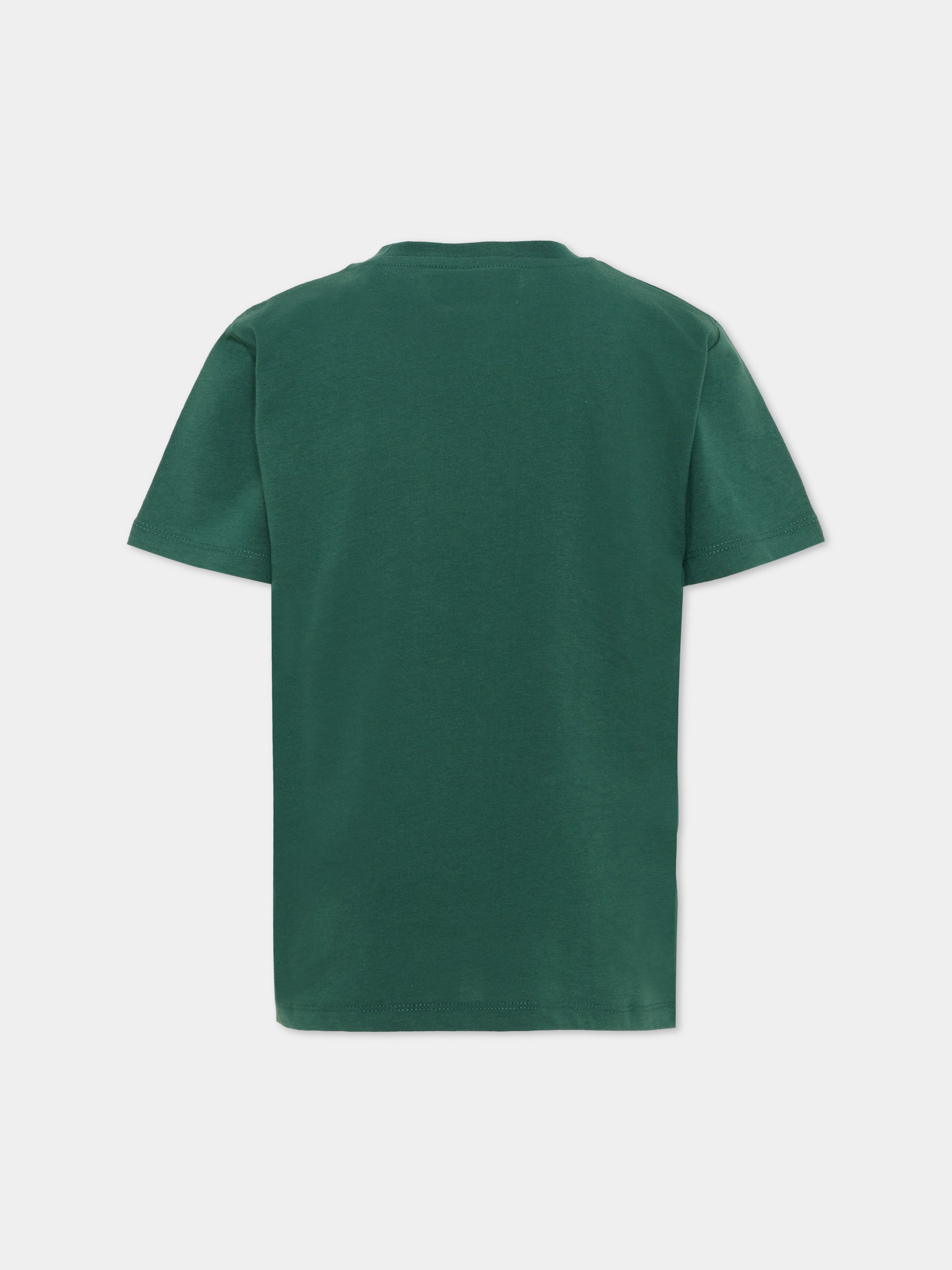 T-shirt a manica corta verde con tasca,Roy Roger's Kids,R F108 00 4743