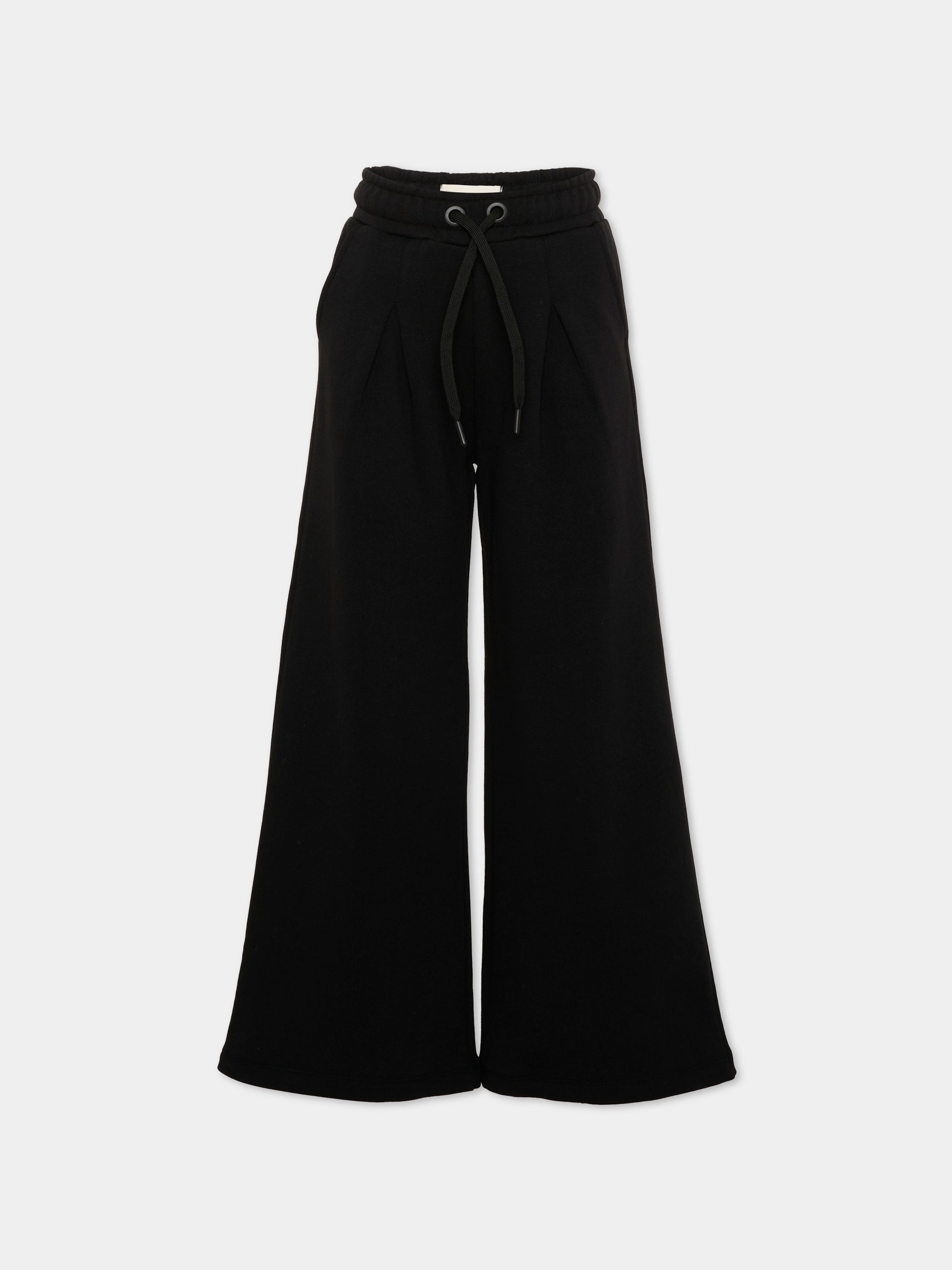 Pantalone nero per bambino con coulisse,Roy Roger's Kids,R F174 00 0658