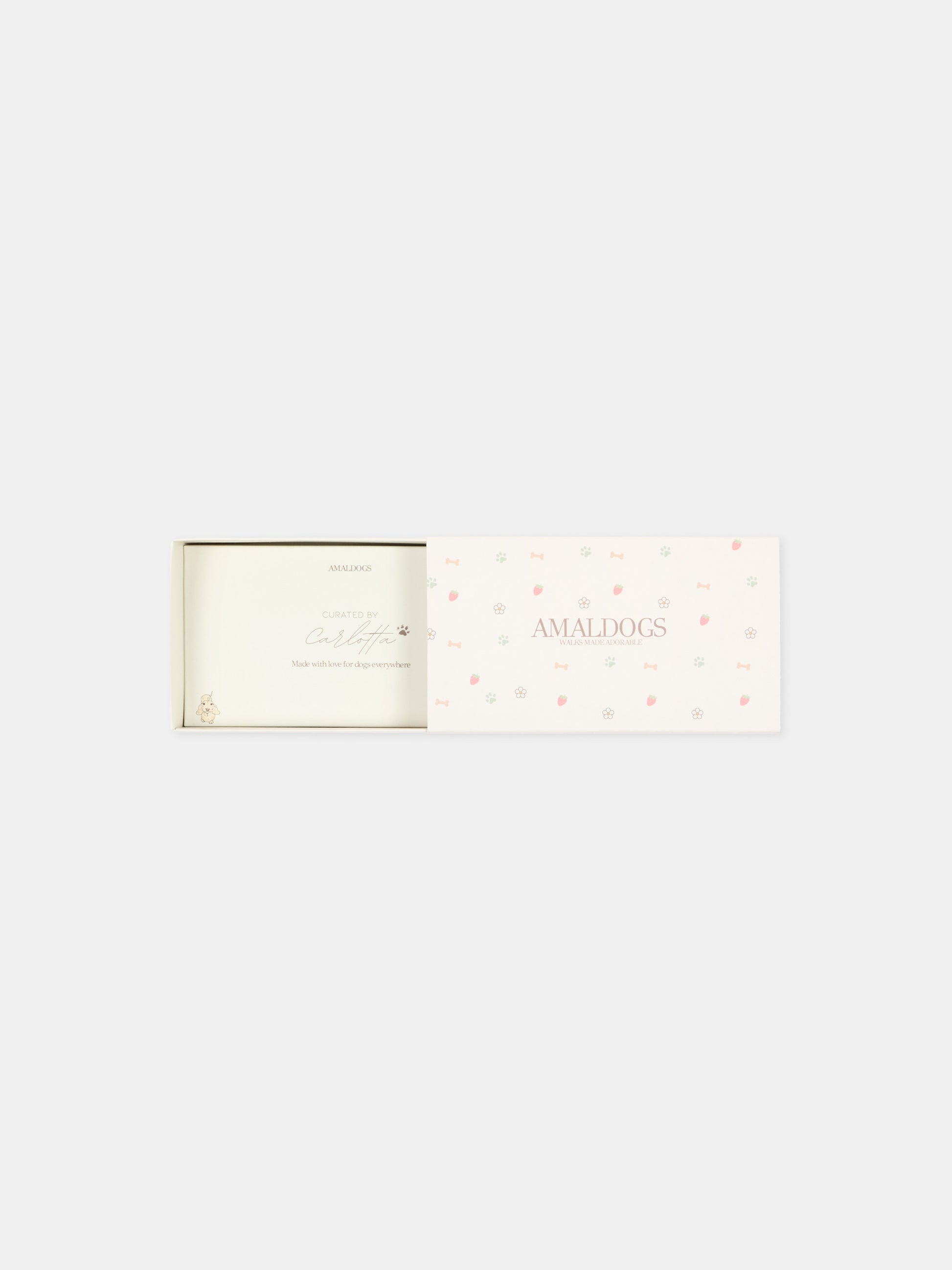 Collare The Hybrid Daisy Truffle bianco per cani,Amaldogs,THE HYBRID DAISY TRUFFLE