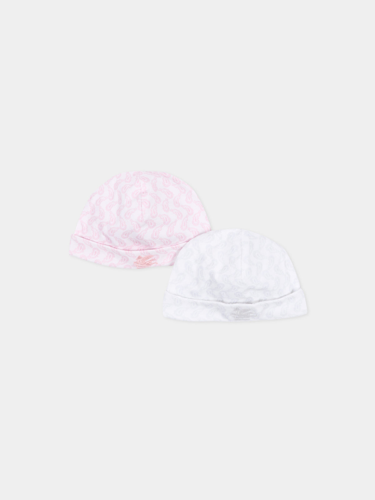 Set cappelli per neonata rosa,Etro,GU0509 J0409 505GR