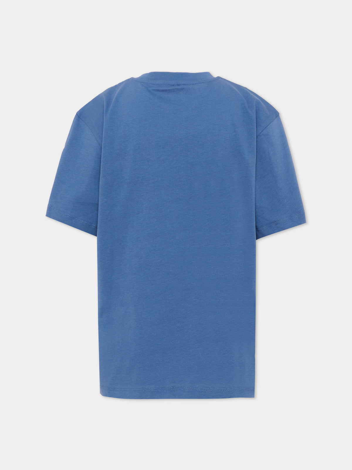 T-shirt blu per bambino con stampa,Stella Mccartney Kids,TV8Q31 Z0434 624