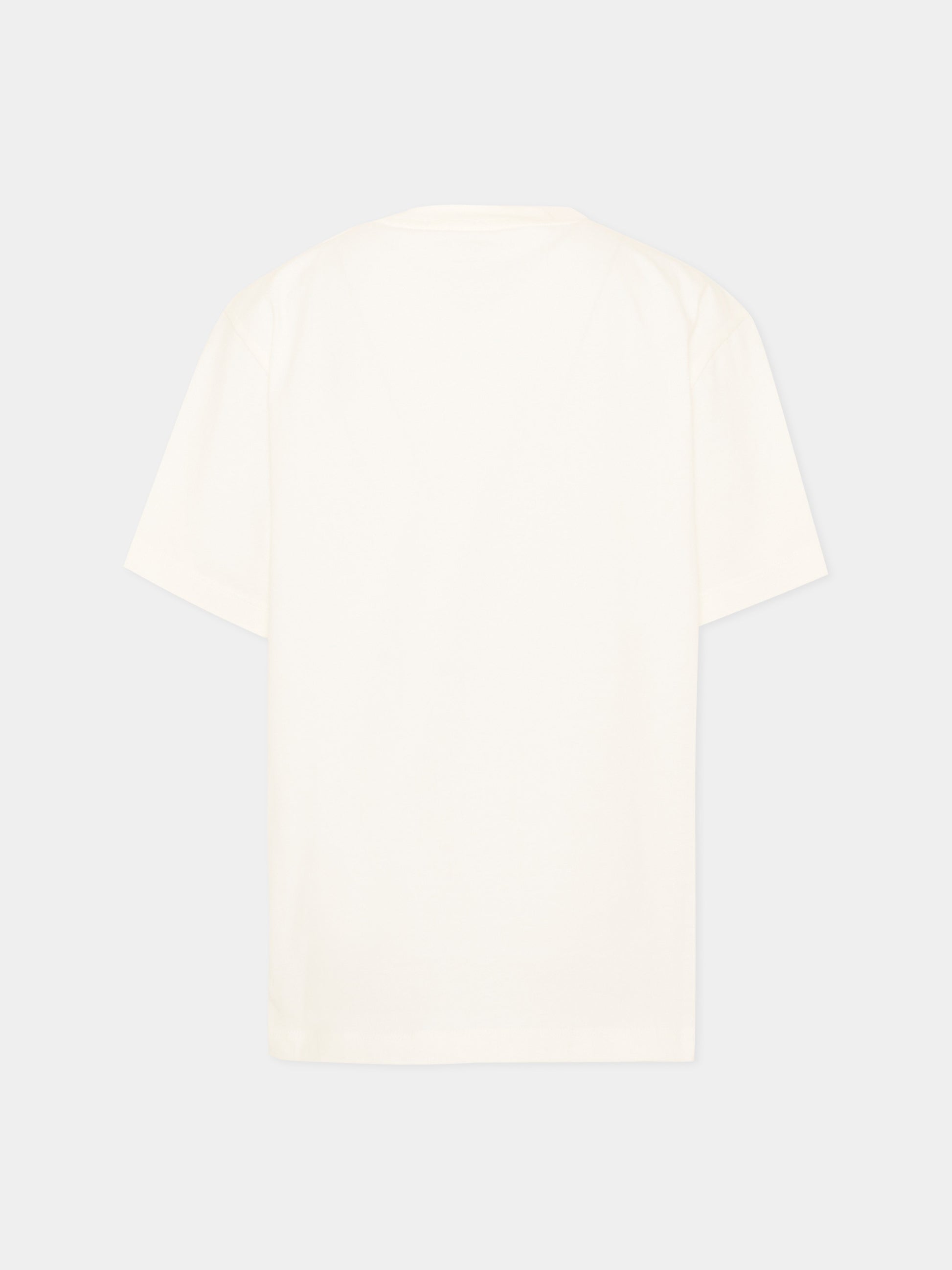 T-Shirt avorio per bambino con gatti,Stella Mccartney Kids,TW8Q41 Z0434 101