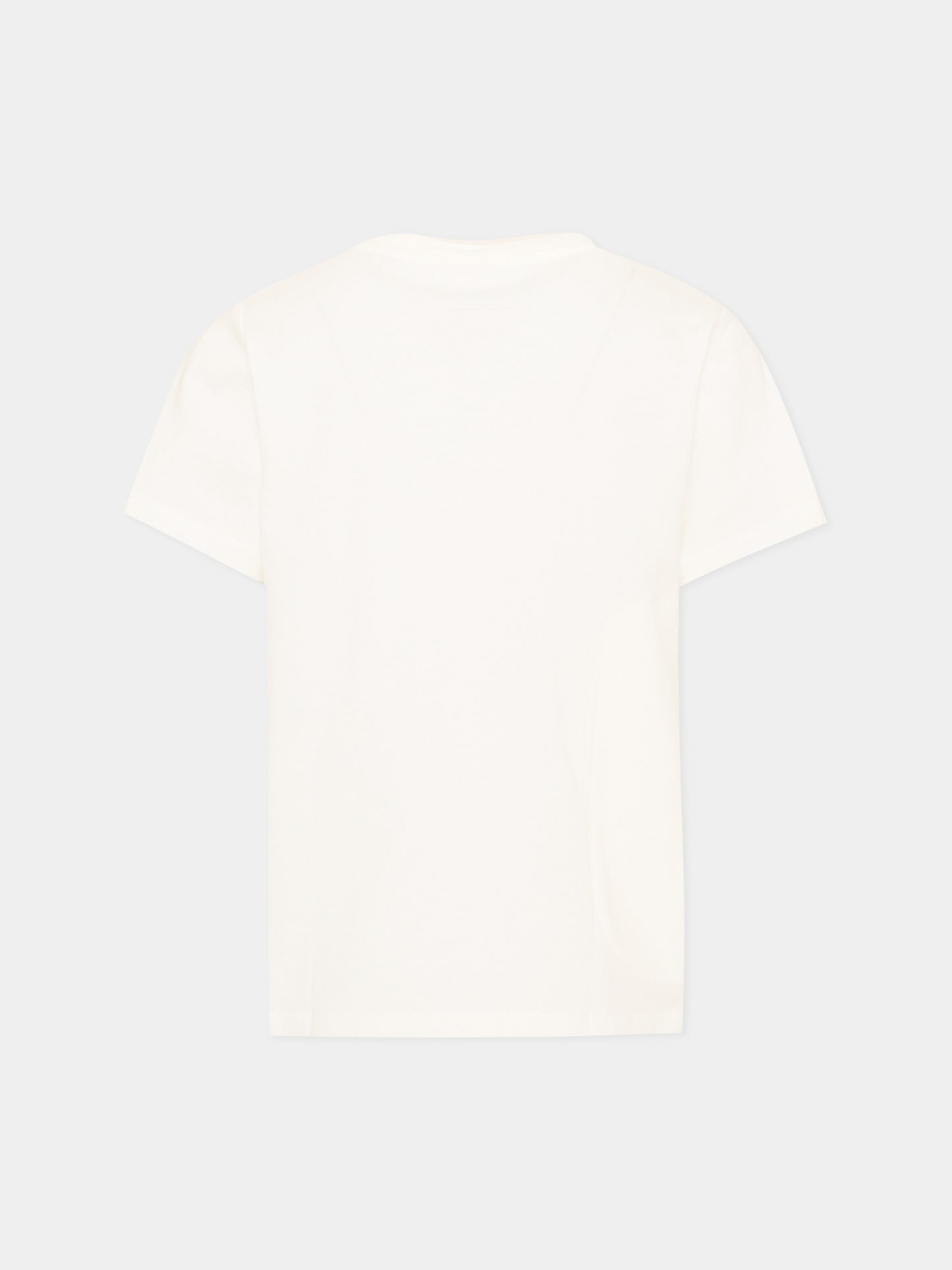 T-shirt avorio per bambino con stampa,Stella Mccartney Kids,TW8Q71 Z0434 101
