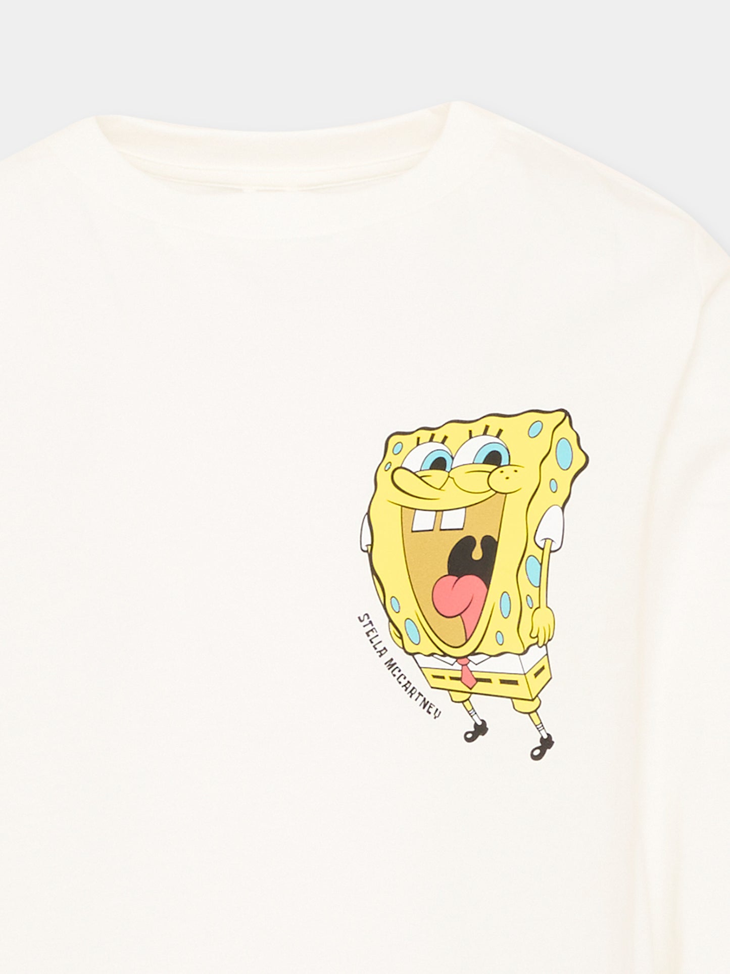 T-Shirt bianca per bambino con stampa,Stella Mccartney Kids,TW8S60 Z0434 101