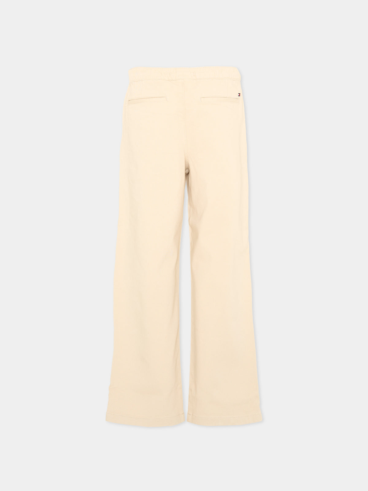 Pantalone beige per bambino con coulisse,Tommy Hilfiger Junior,KB0KB10282 ACI