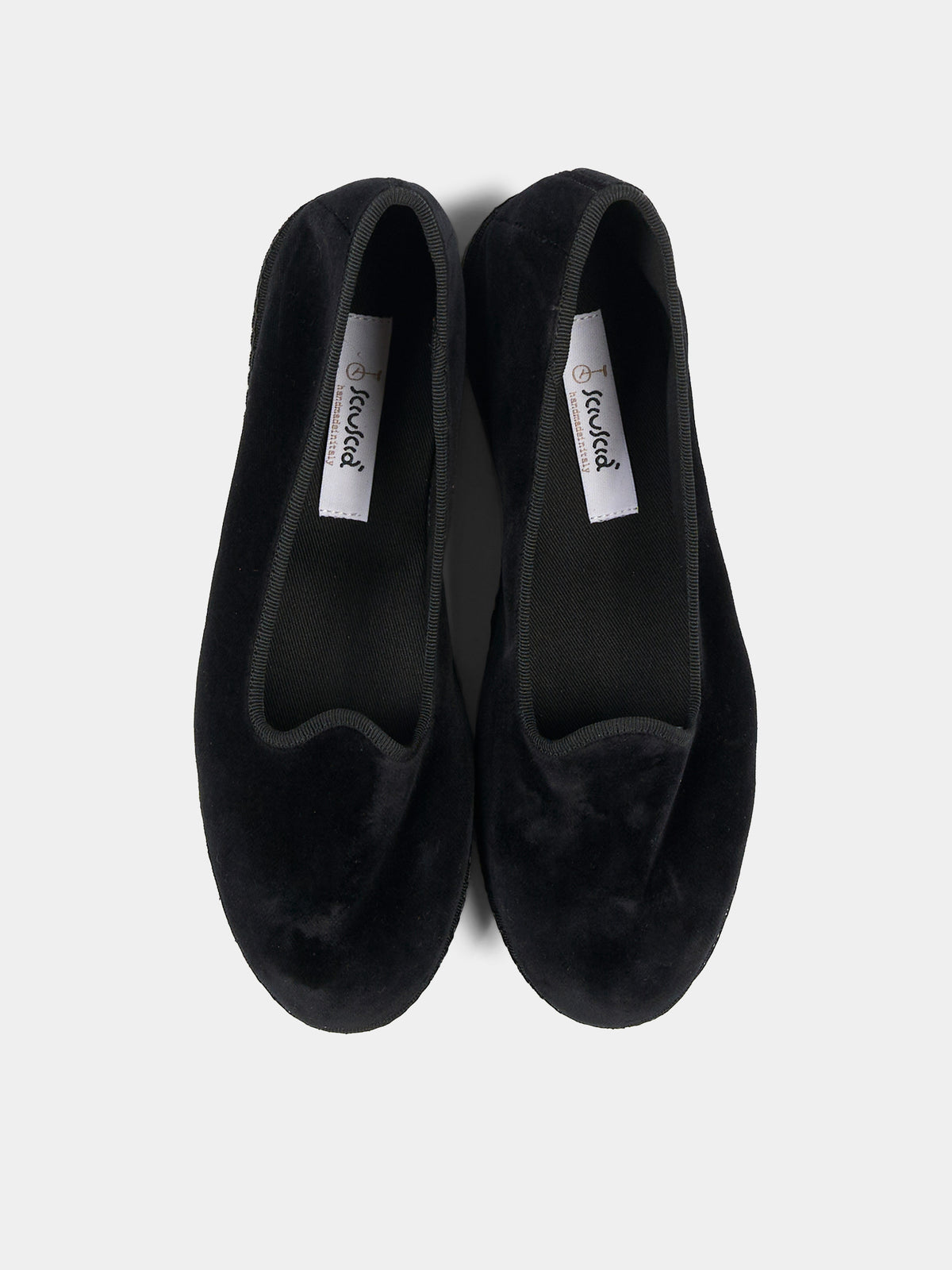 Mocassini neri Tragara Velvet per bambini