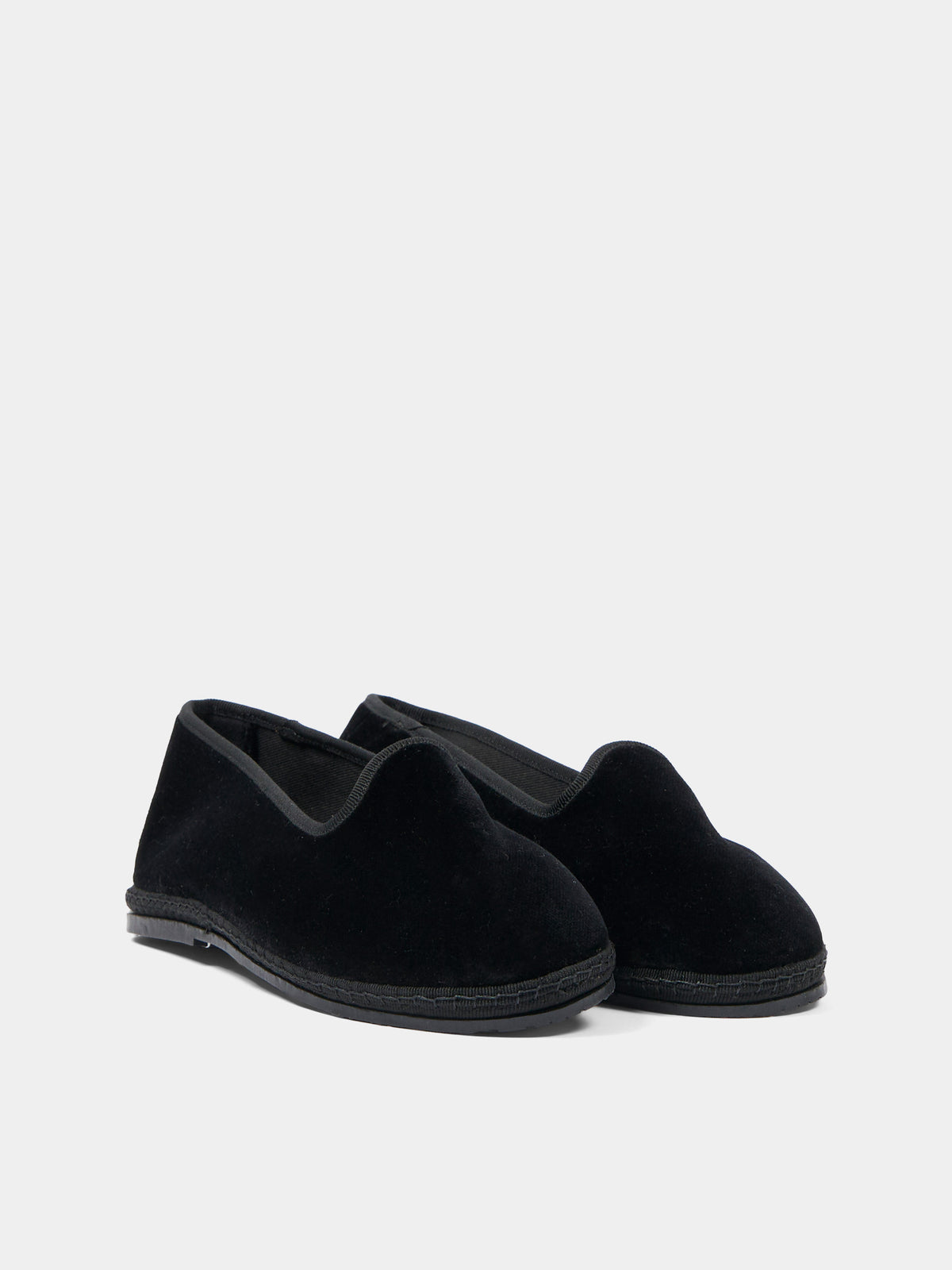 Mocassini neri Tragara Velvet per bambini,Sciuscià,TRAGARA VELVET BLACK