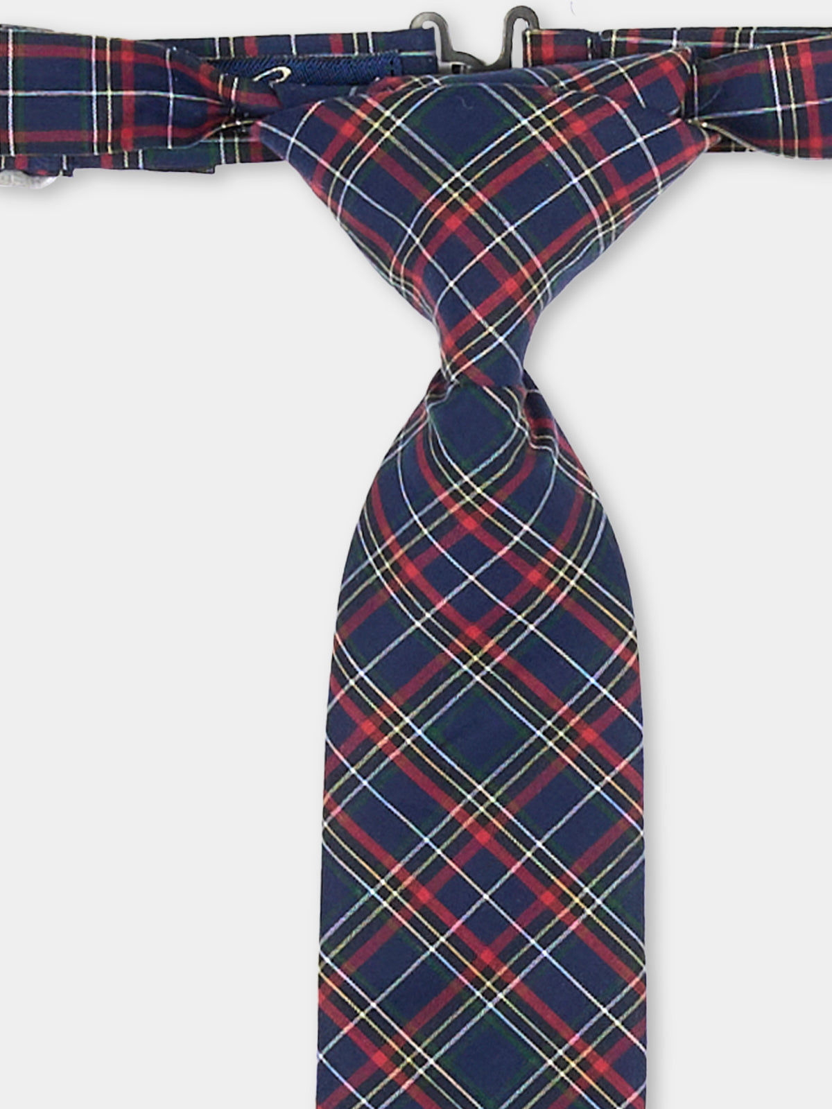 Cravatta blu per bambino tartan 6-9 anni,Sergio Carignani,CRA101 TARTAN