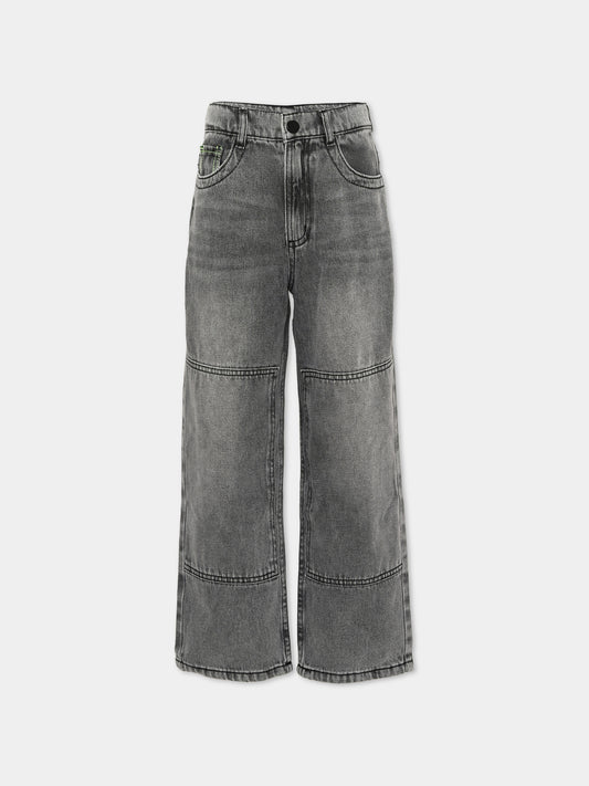 Jeans grigio per bambino,Billieblush,U21197 Z20