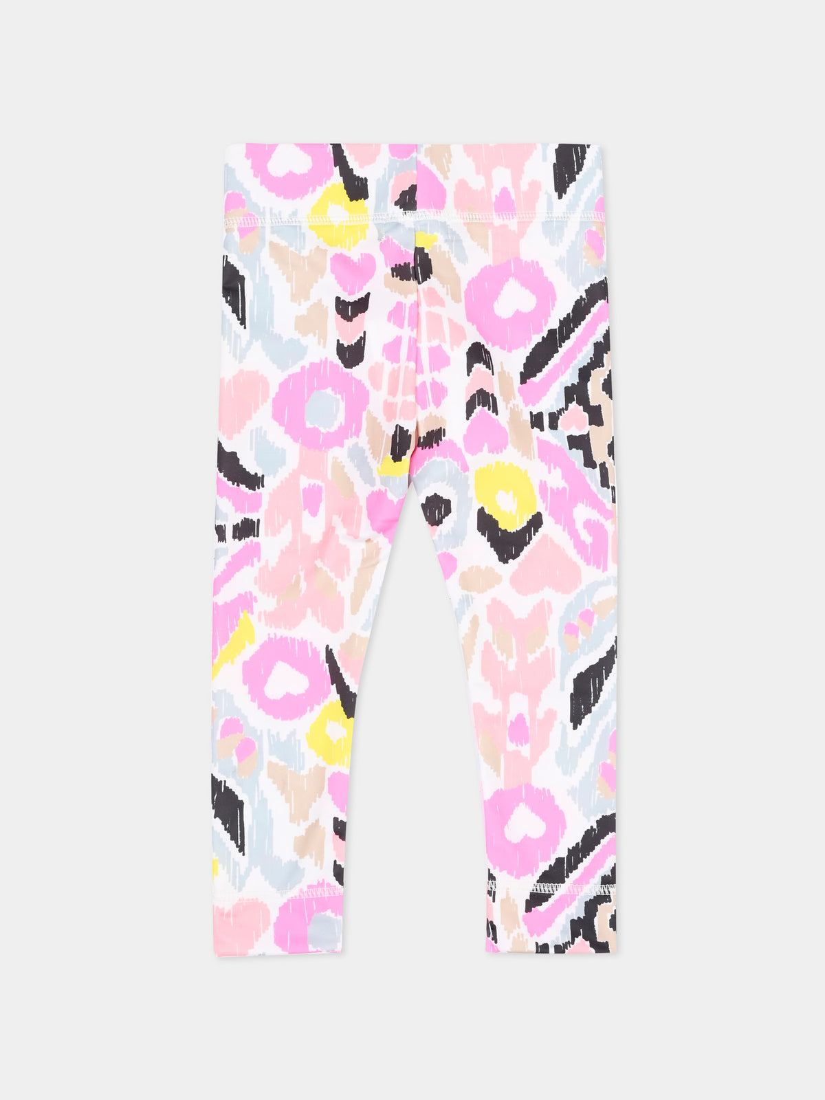 Leggings multicolor con cuori per bambina,Billieblush,U21335 473