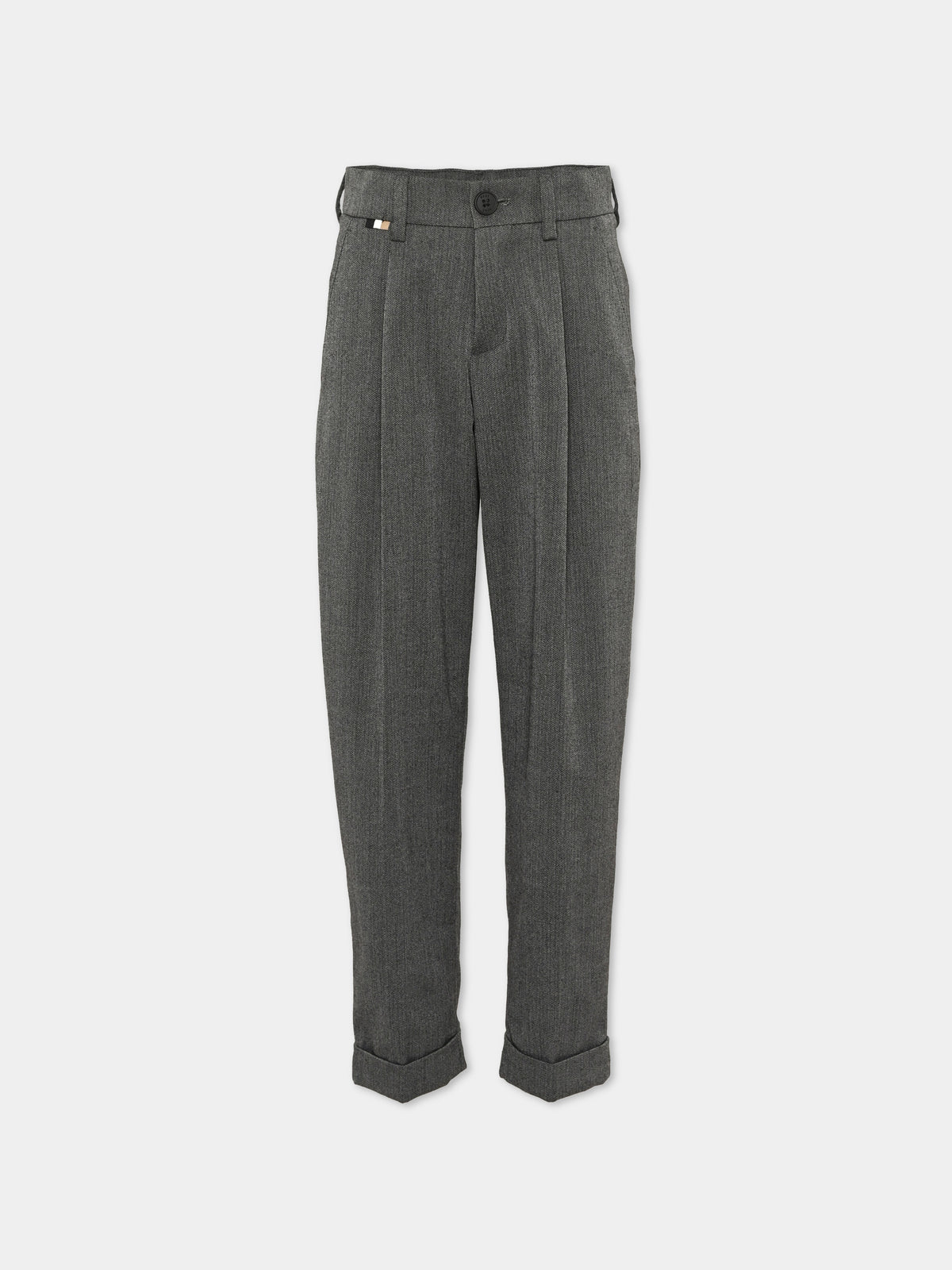 Pantaloni grigi per bambino,Boss,J52302 09B