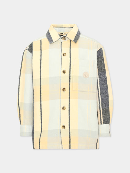 Camicia a manica lunga multicolor per bambino,Boss,J52318 791