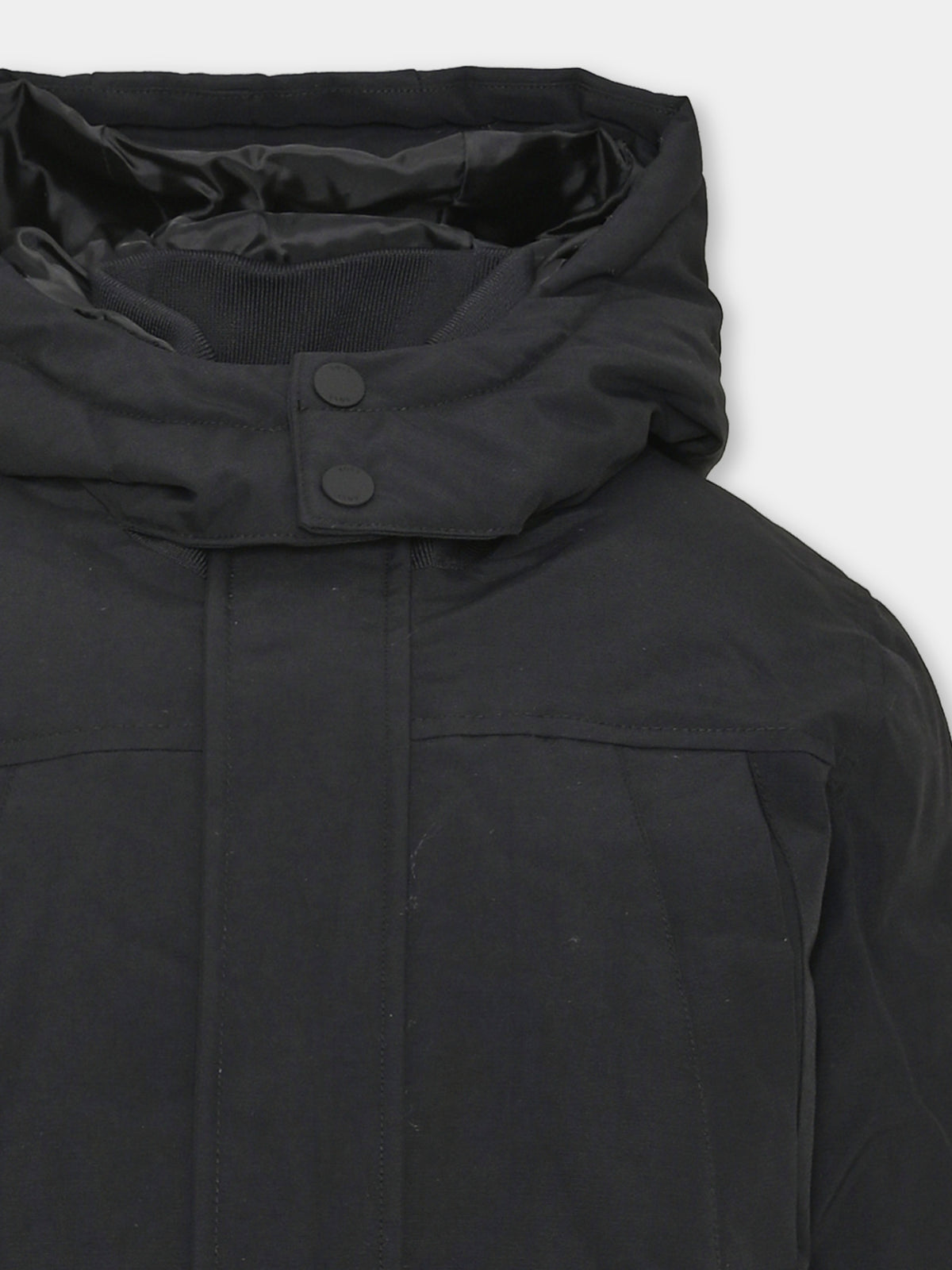 Parka nero per bambino,Boss,J52388 09B