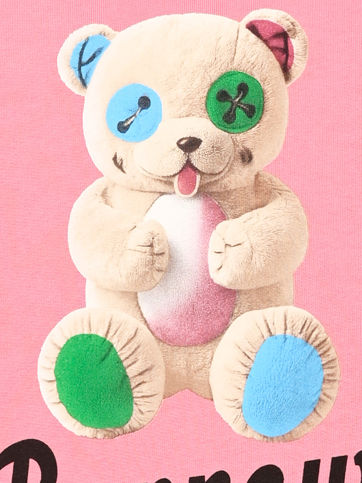 Felpa girocollo rosa con stampa per bambina,Barrow,F6BKJUSW032 409