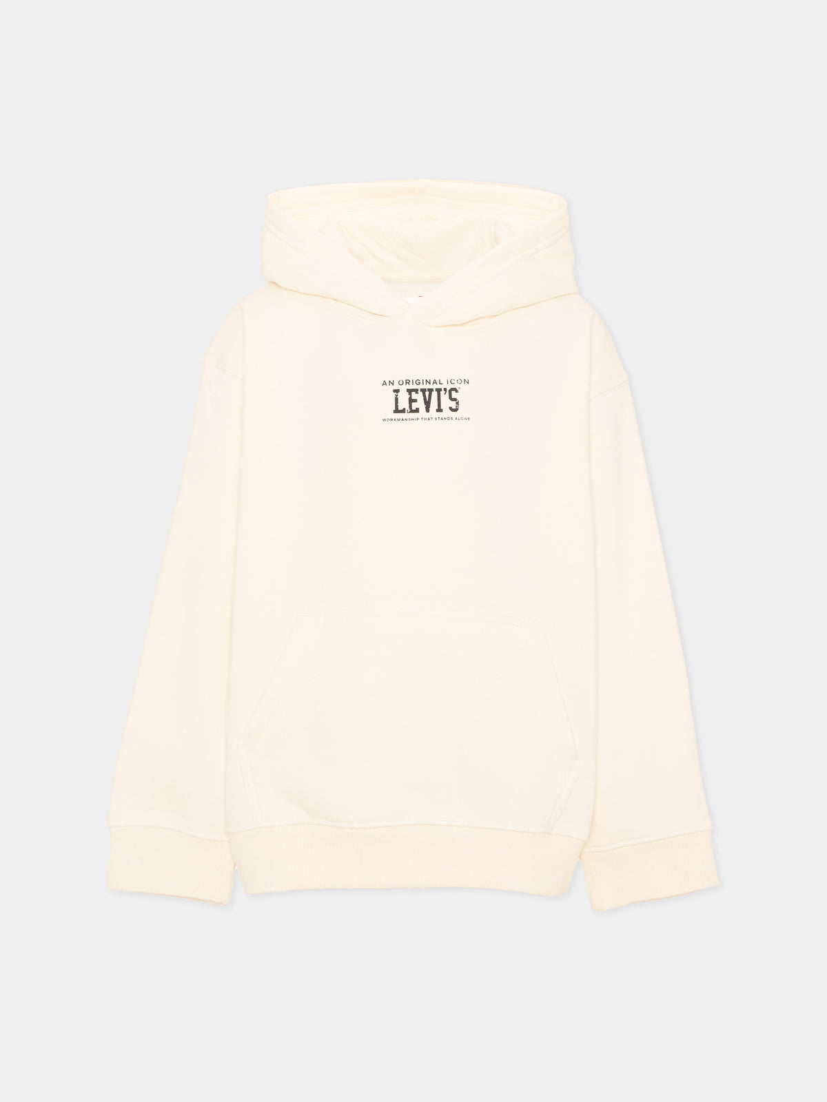 Felpa con cappuccio avorio per bambino,Levi's Kids,9ER331 W0E