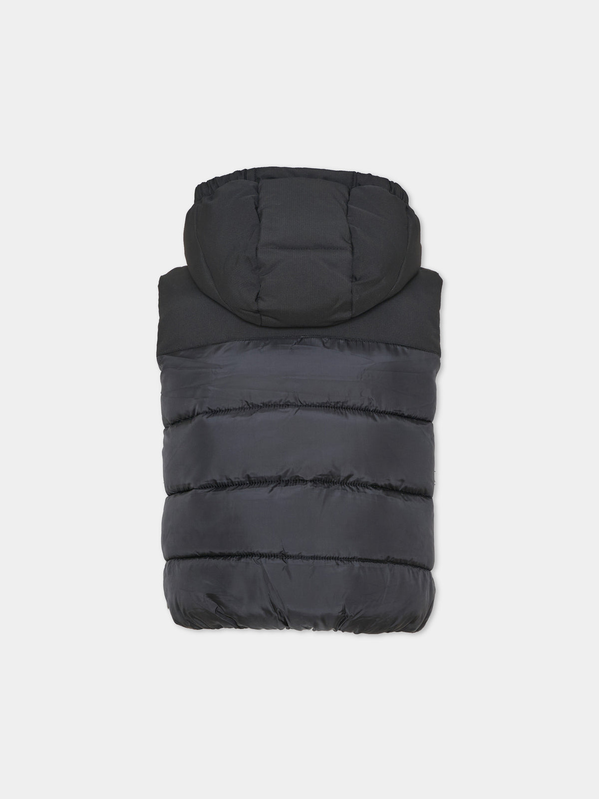 Gilet nero per bambino con logo,Calvin Klein Kids,LVCKTJM14B BEH