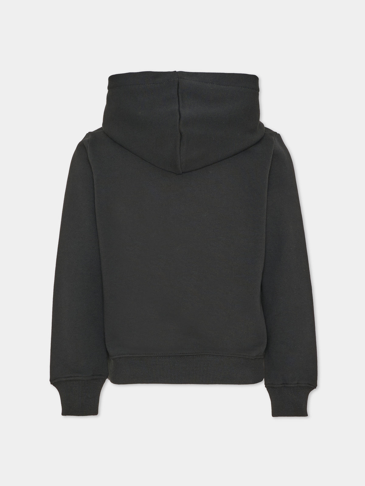 Felpa con cappuccio nera con logo per bambino,Calvin Klein Kids,LV1CKTJB08 BEH