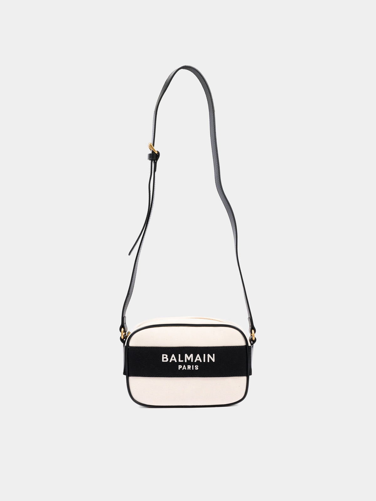Borsa avorio per bambina con logo,Balmain Kids,BY0B68 Z0042 101NE