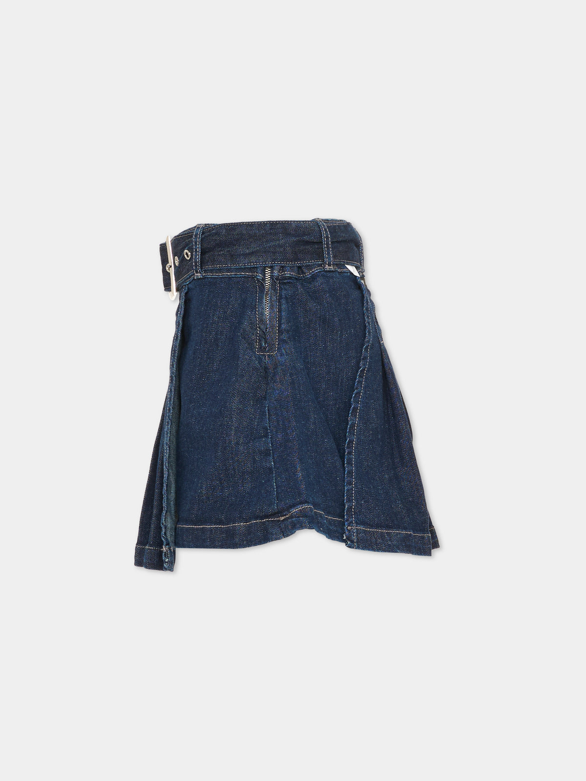 Gonna denim per bambina a pieghe,Roy Roger's Kids,R G155 00 7750