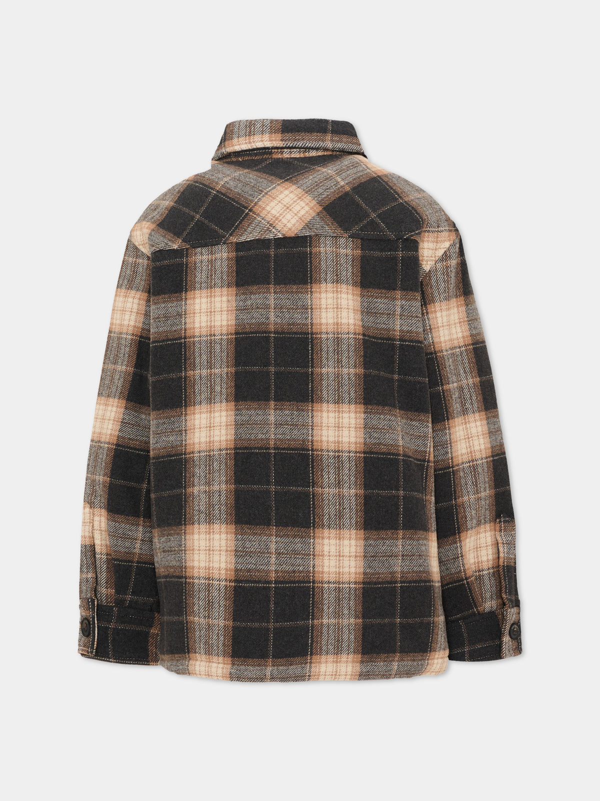 Cappotto multicolor per bambino tartan,Roy Roger's Kids,R F121 00 0566