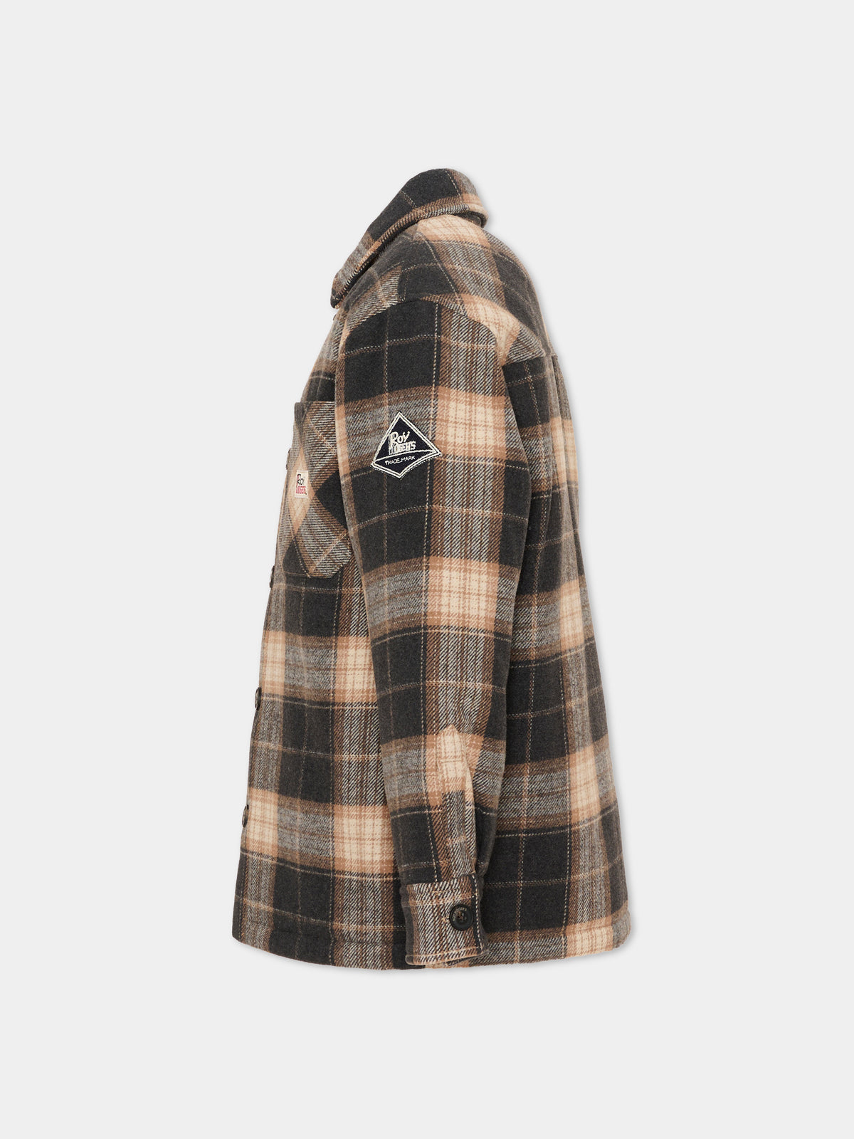 Cappotto multicolor per bambino tartan,Roy Roger's Kids,R F121 00 0566