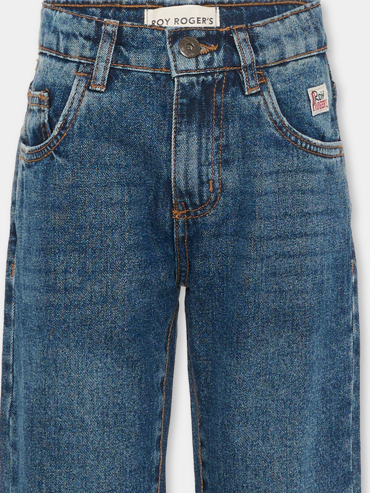 Jeans denim per bambino 5 tasche,Roy Roger's Kids,R F144 00 7012