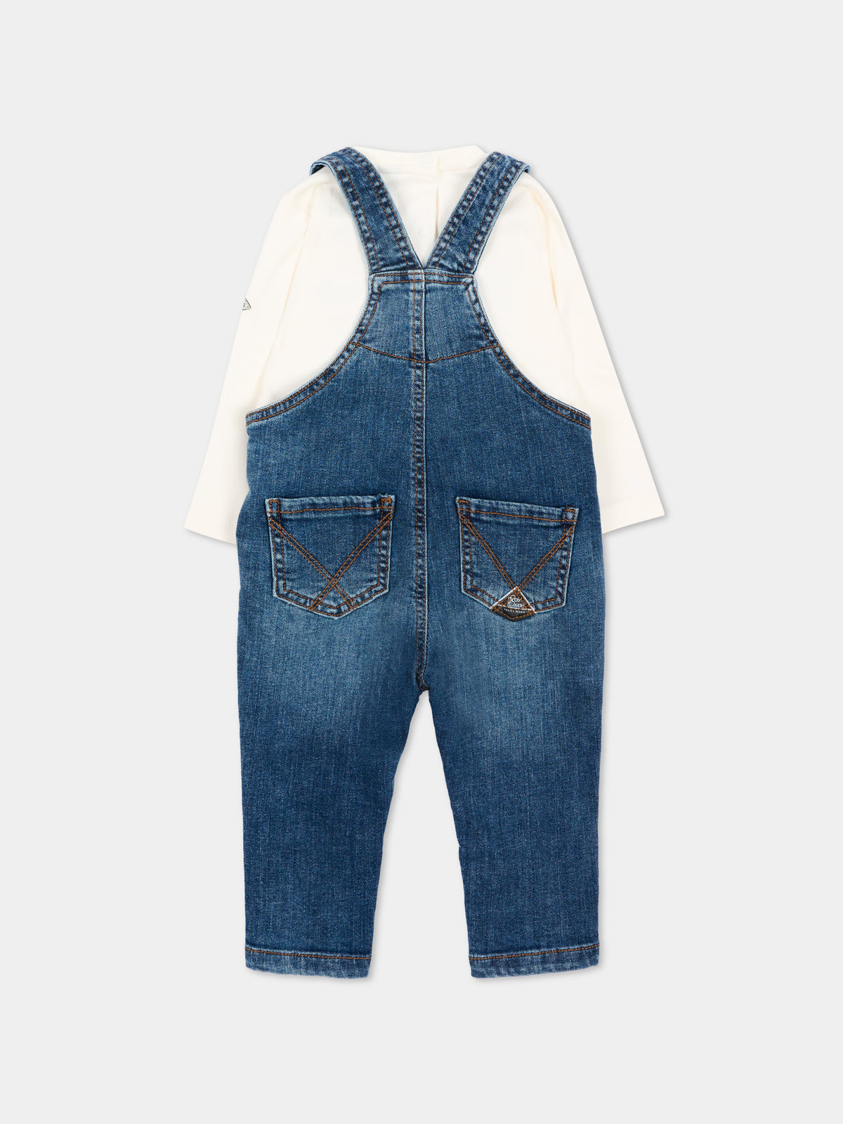 Salopette denim per neonato,Roy Roger's Kids,R F194 K1 0112