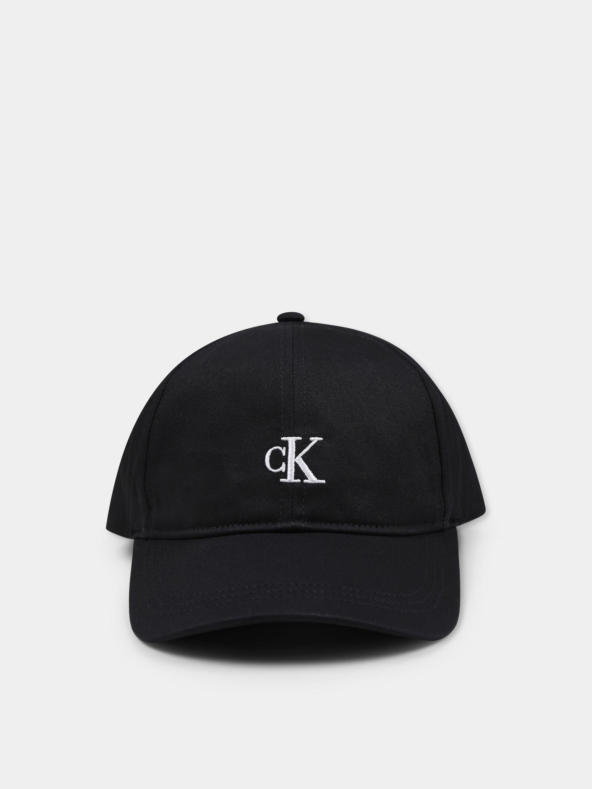 Cappello nero per bambini con logo,Calvin Klein Kids,IU0IU00150 BEH