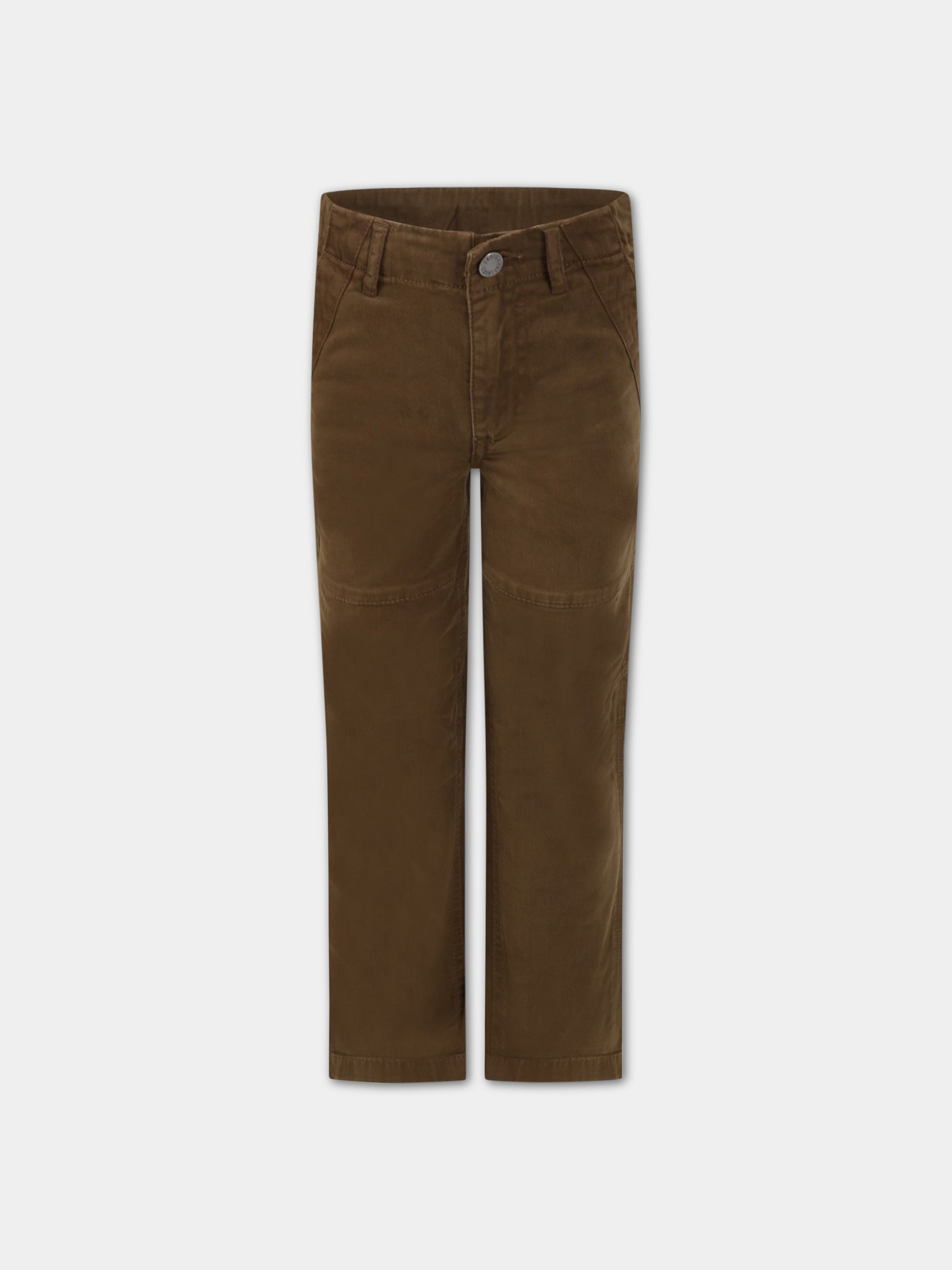 Pantaloni verdi per bambino con logo blu,Zadig & Voltaire Kids,X24111 64E