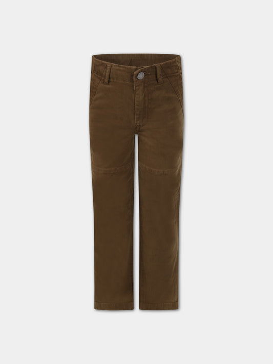 Pantaloni verdi per bambino con logo blu,Zadig & Voltaire Kids,X24111 64E