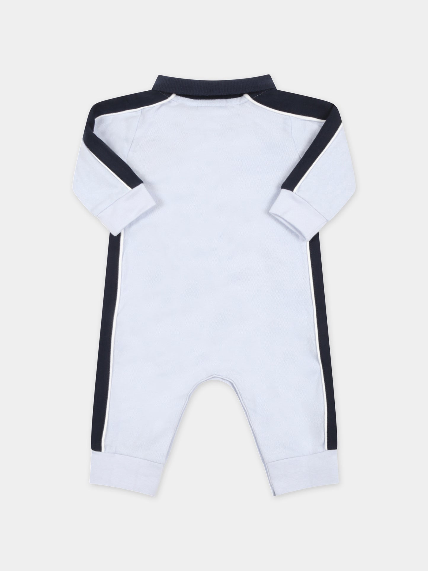 Tutina celeste per neonato con logo,Hugo Boss,J94321 771